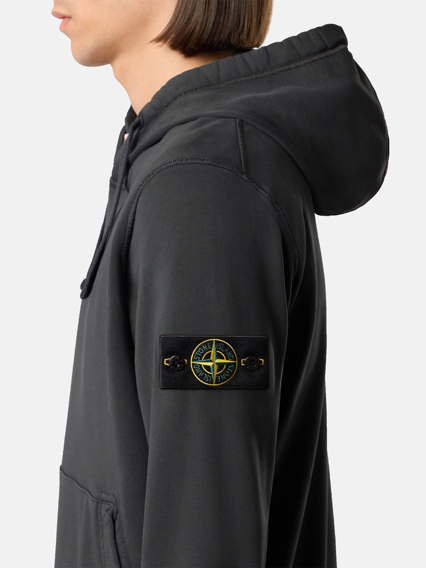 Stone Island Regular-Fit Hooded Sweatshirt with Pouch Pocket 6100062