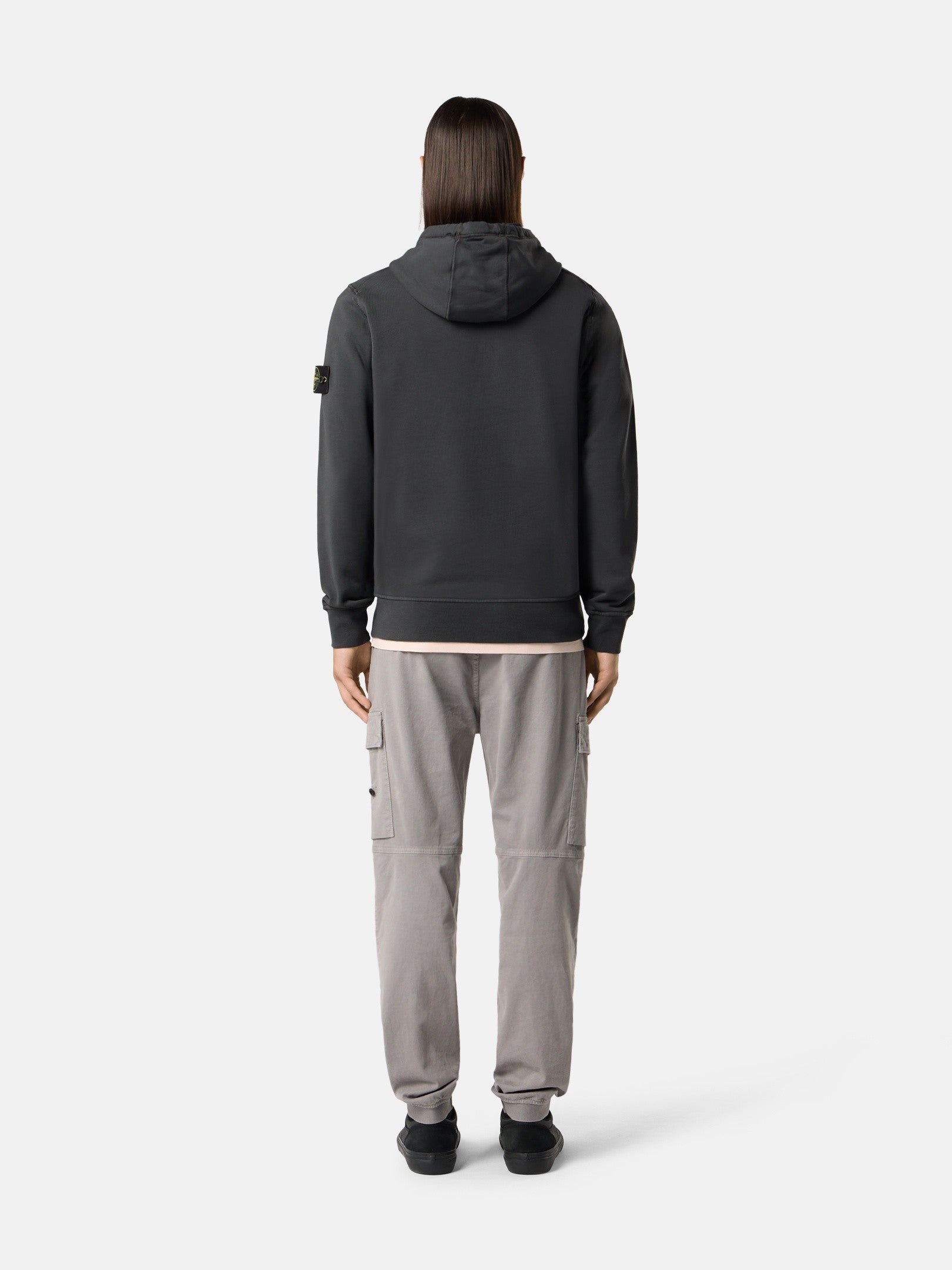 Stone Island Regular-Fit Hooded Sweatshirt with Pouch Pocket 6100062