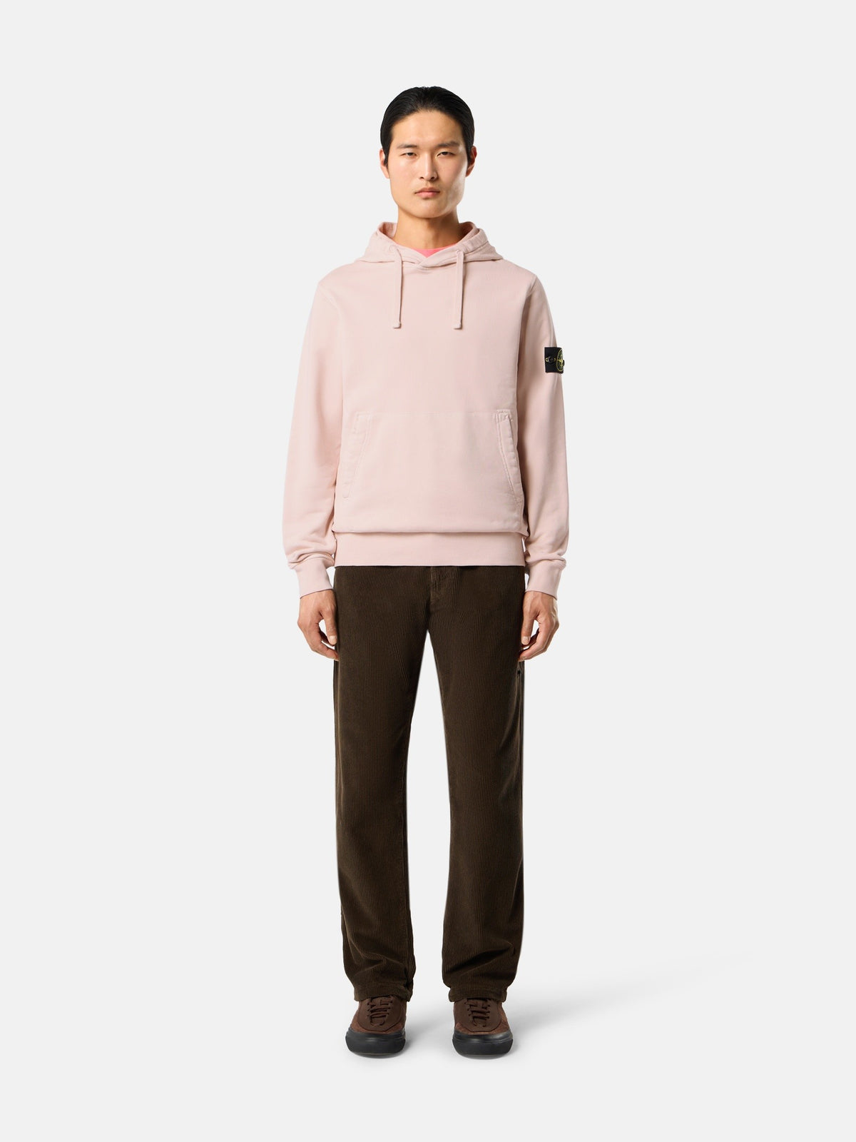 Stone Island Regular-Fit Hooded Sweatshirt with Pouch Pocket 6100062