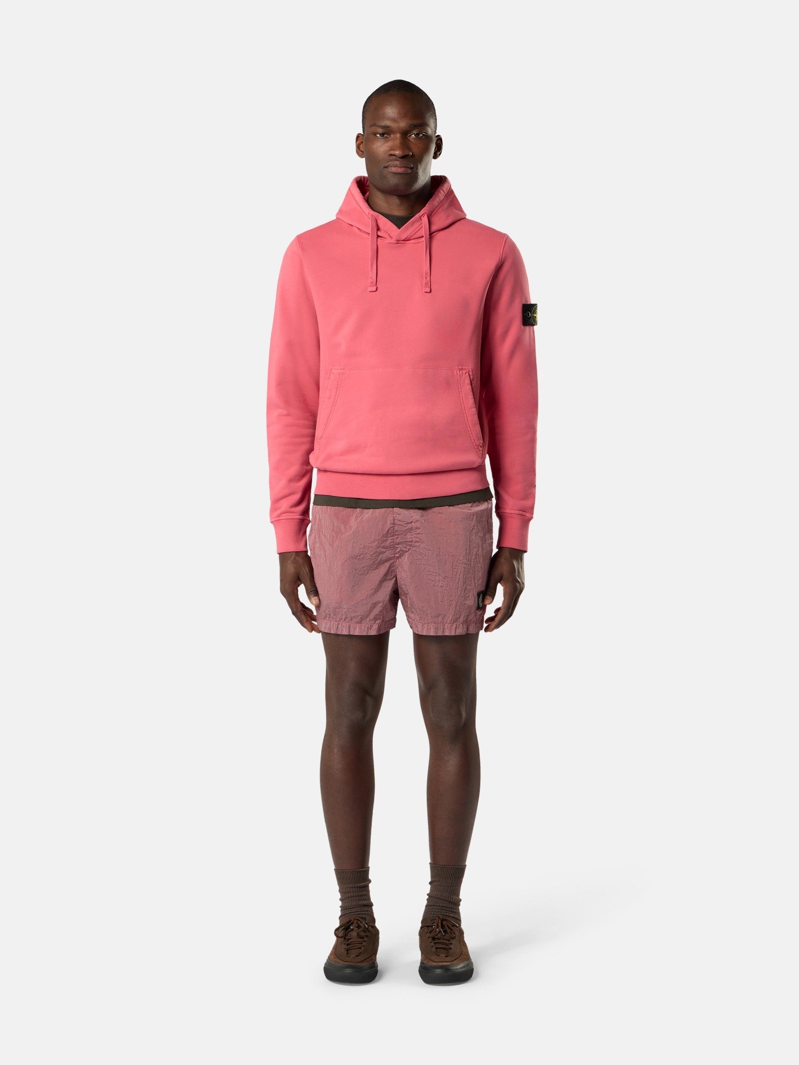 Stone Island Regular-Fit Hooded Sweatshirt with Pouch Pocket 6100062