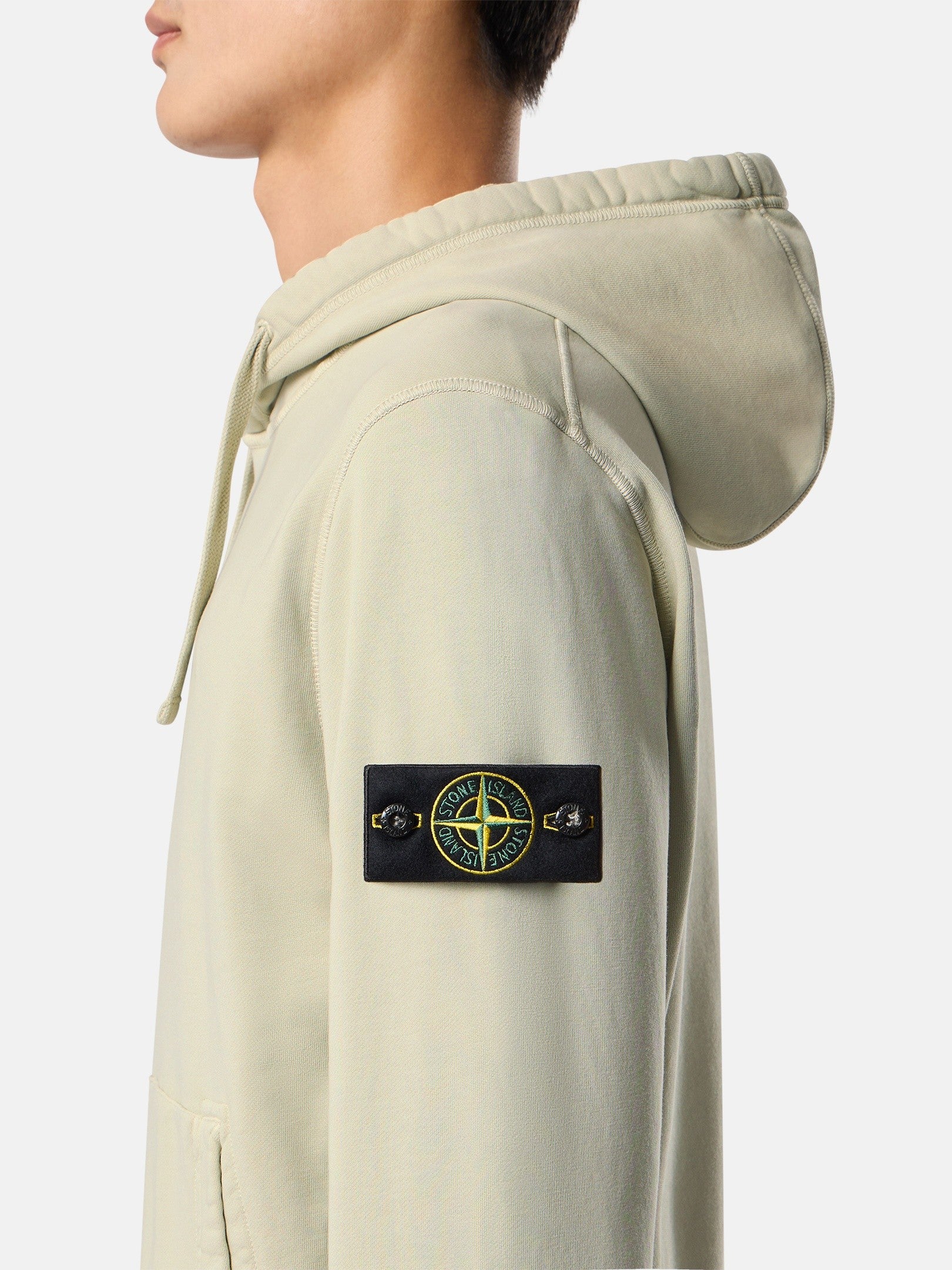 Stone Island Regular-Fit Hooded Sweatshirt with Pouch Pocket 6100062