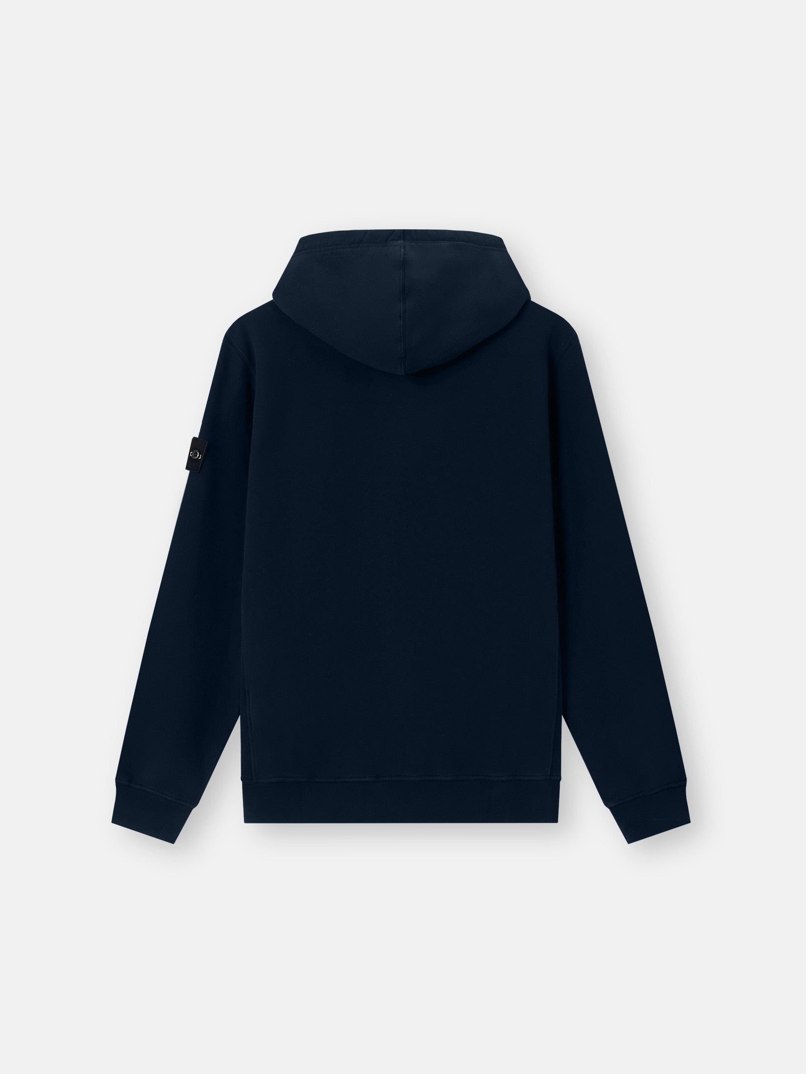 Stone Island Regular-Fit Zip-Up Hooded Sweatshirt with Ribbed Inserts 6100067