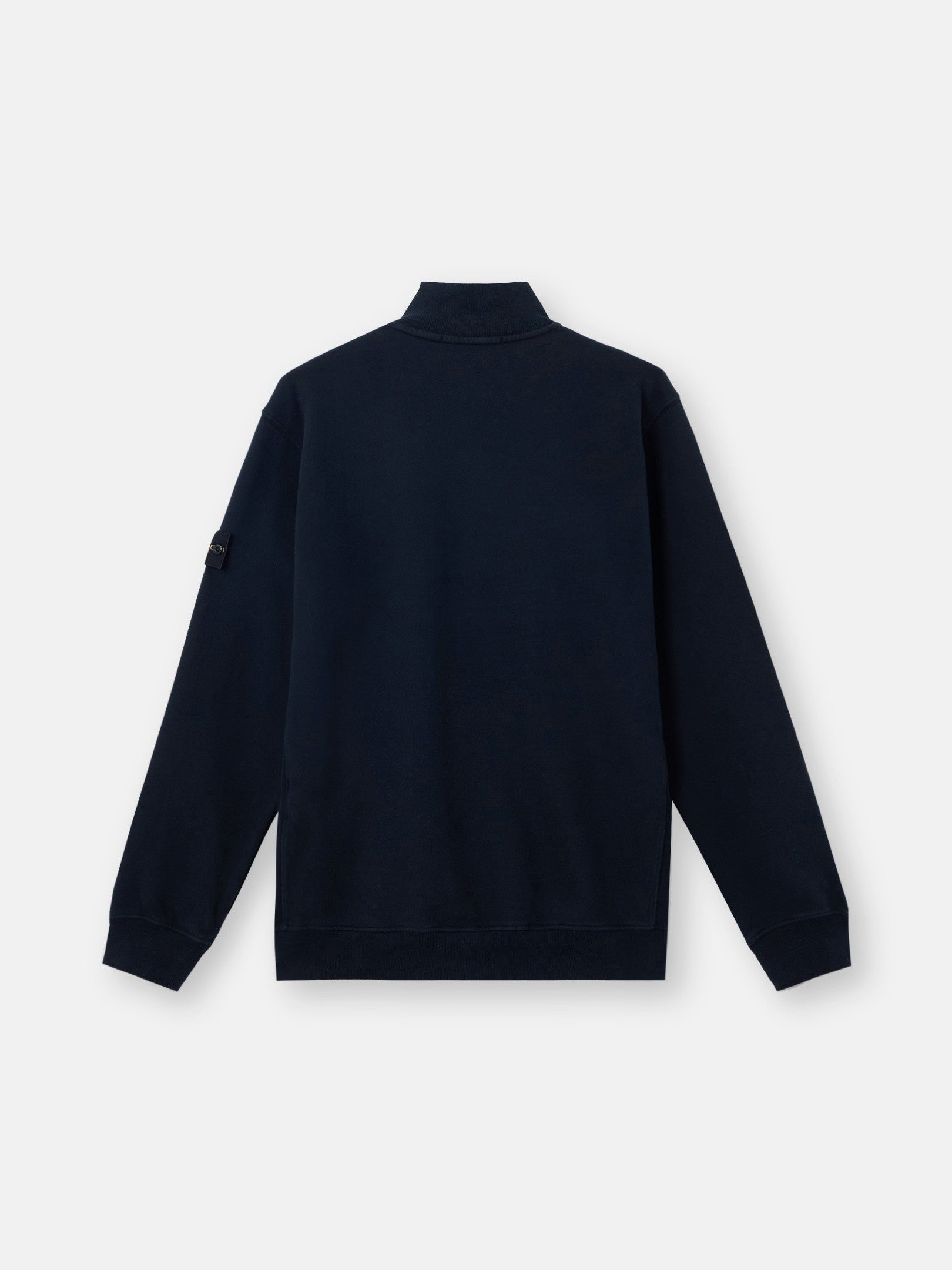 Stone Island Regular-Fit Half-Zip Sweatshirt with Ribbed Inserts 6100068