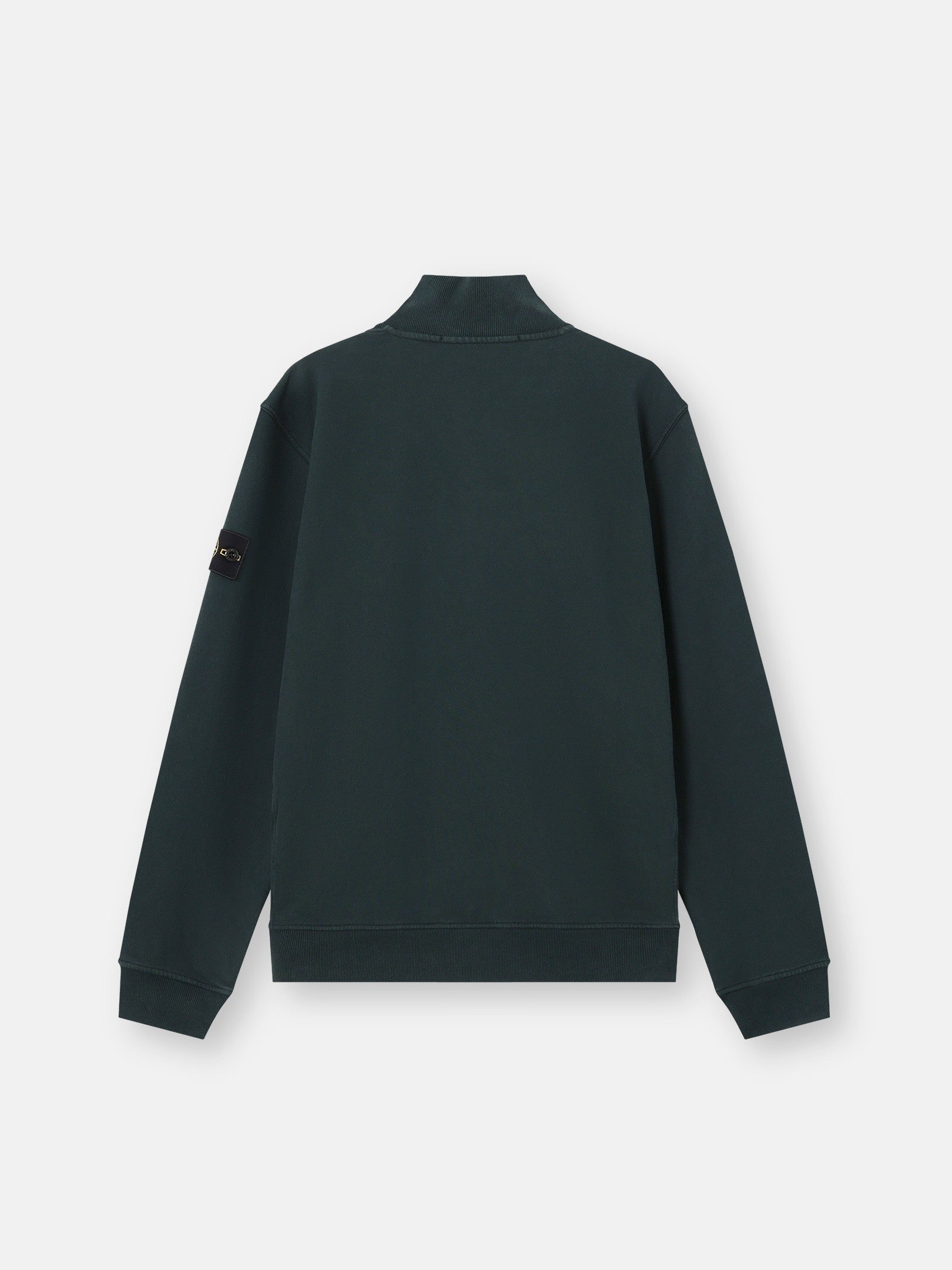 Stone Island Regular-Fit Half-Zip Sweatshirt with Ribbed Inserts 6100068