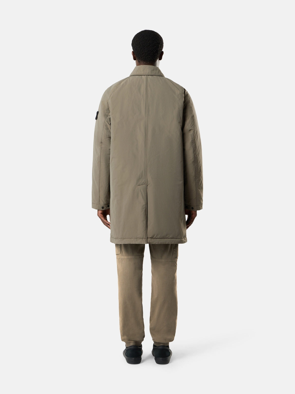 Stone Island Padded Long Coat With Anti-Drop 7100002