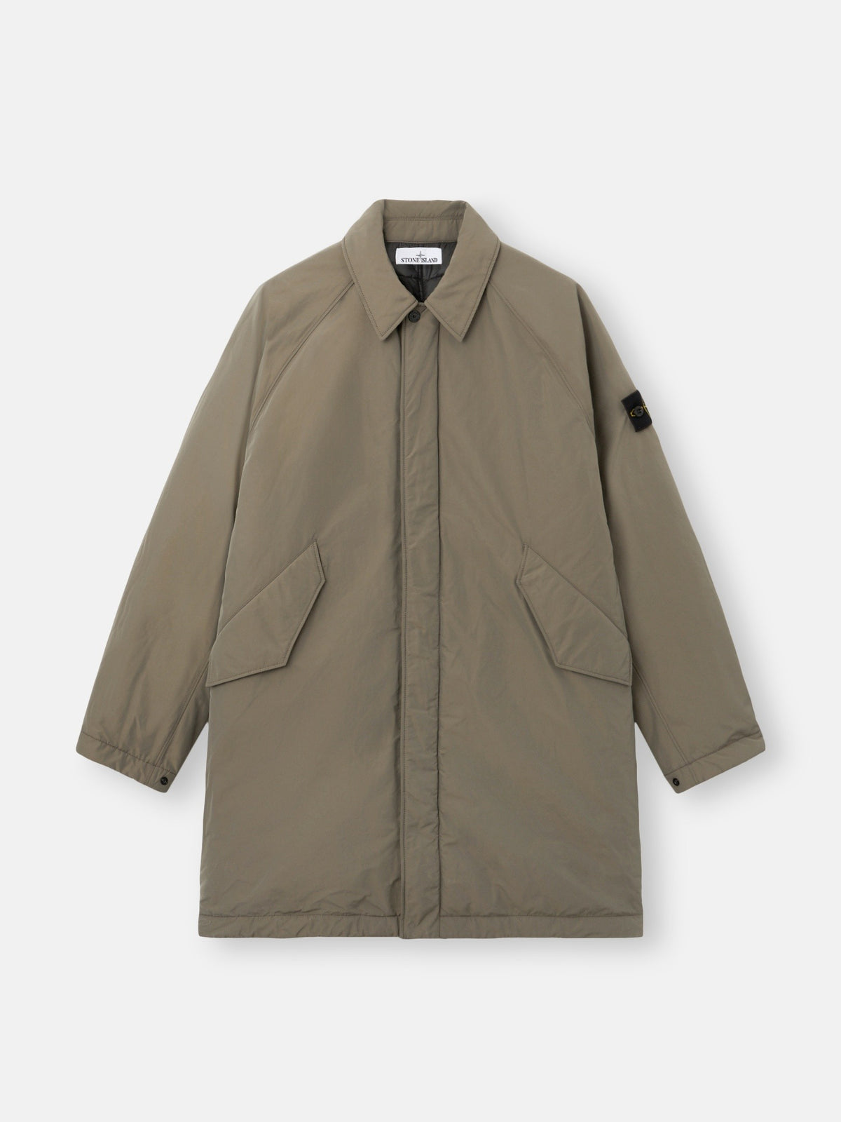 Stone Island Padded Long Coat With Anti-Drop 7100002