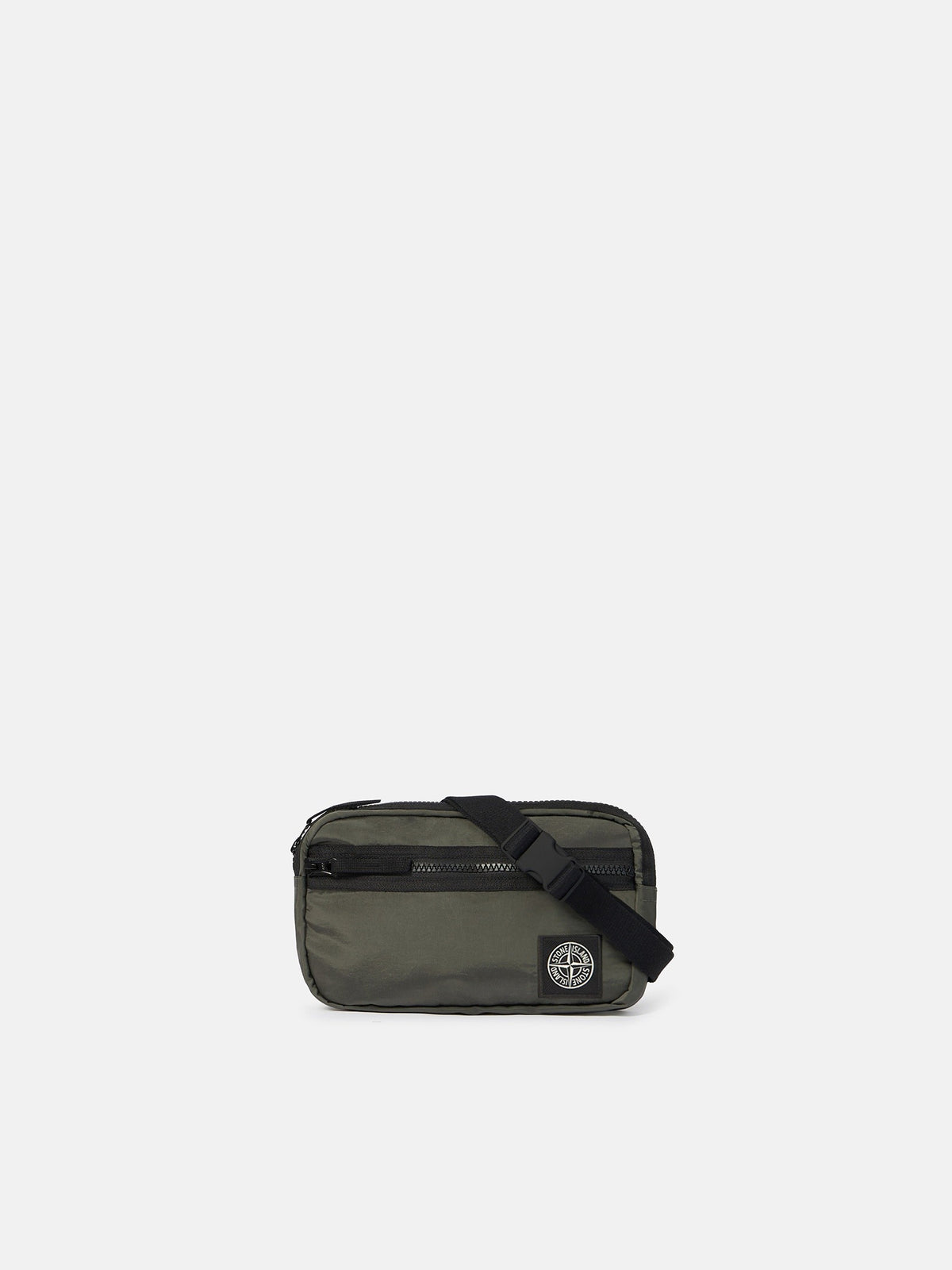 Stone Island Belt Bag with Zip Pocket and Compass Patch 9200014