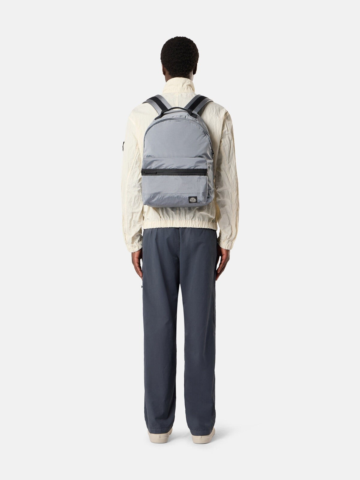 Stone Island Backpack with Front Pocket and Adjustable Padded Straps 9200016