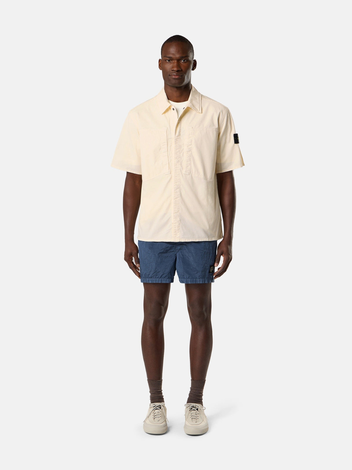 Stone Island Slim-Fit Swim Shorts with Pockets B100003