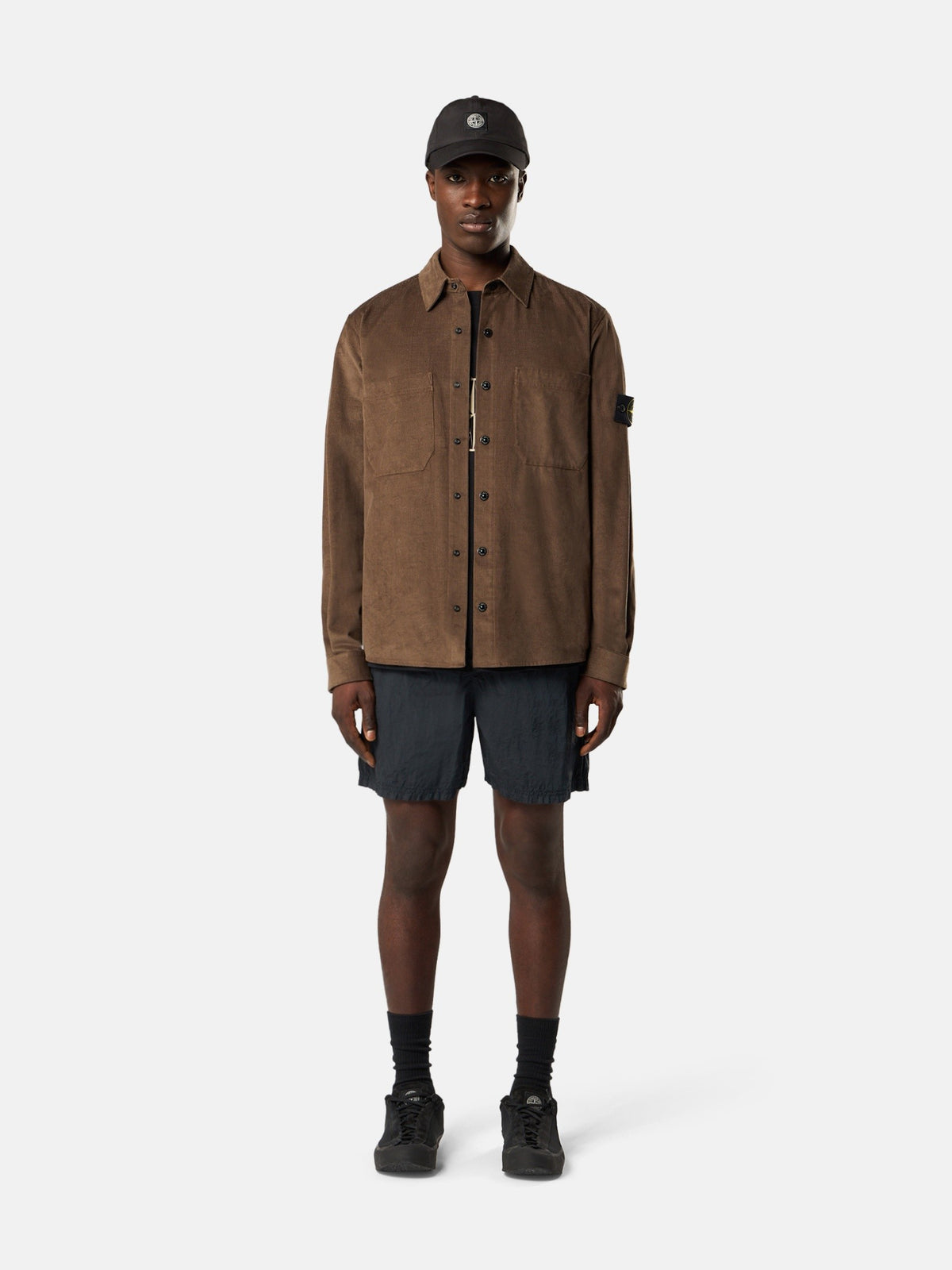 Stone Island Regular-Fit Mid-Length Swim Shorts with Pockets B100004
