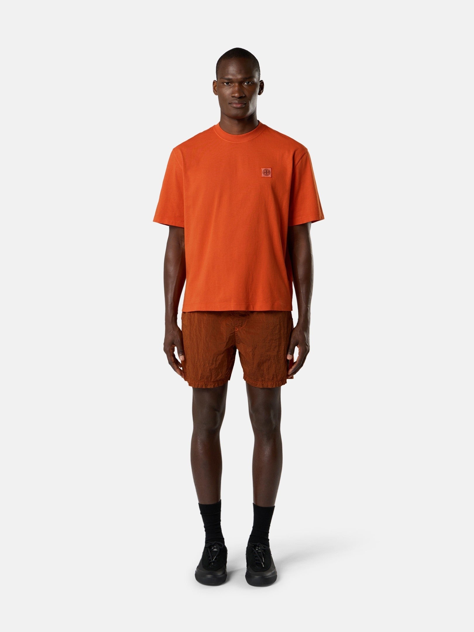 Stone Island Regular-Fit Mid-Length Swim Shorts with Pockets B100004