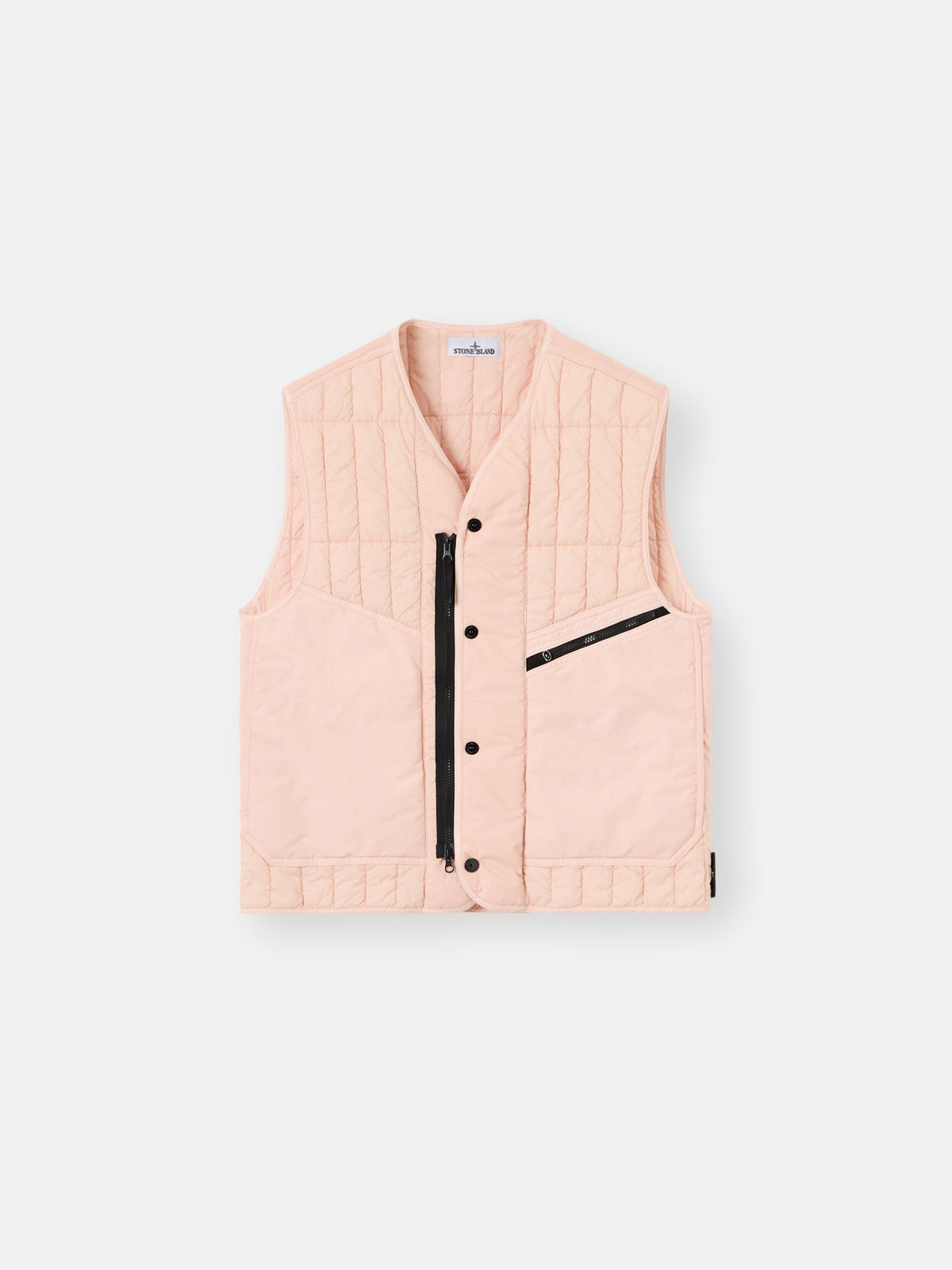 Stone Island Quilted Padded Vest with Anti-Drop Finish G100005