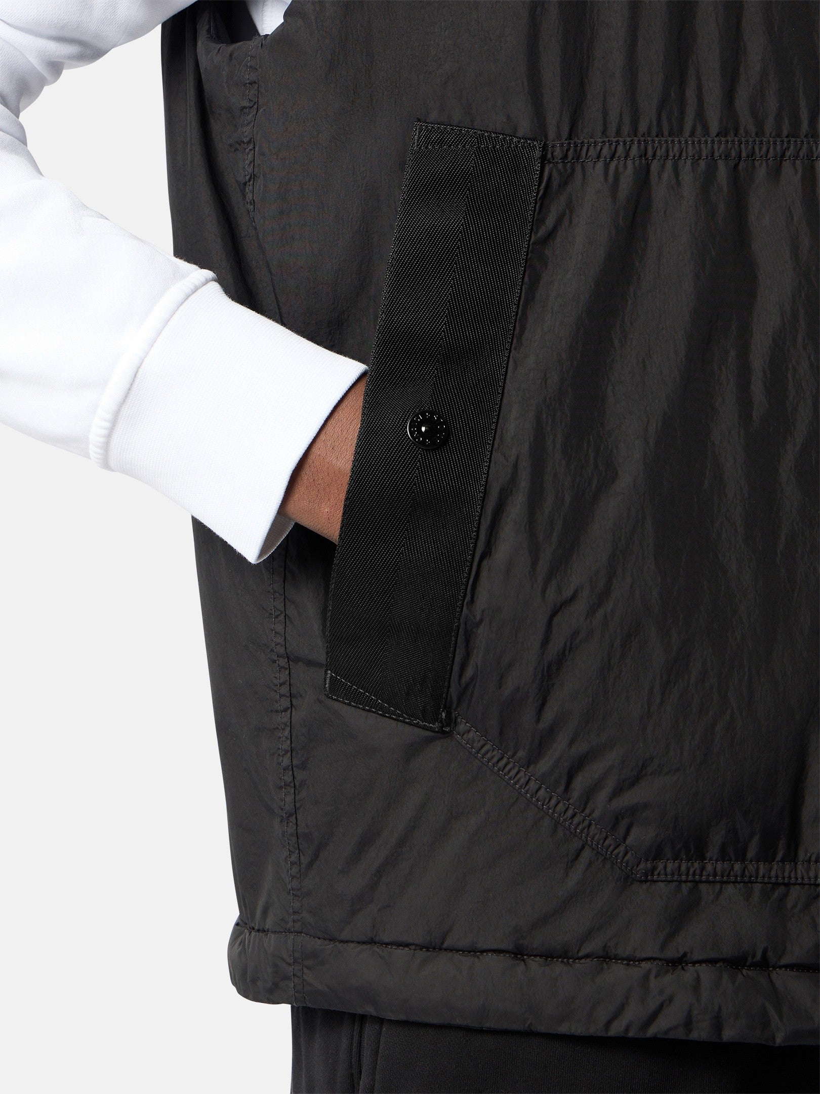 Stone Island Wind-Resistant Padded Vest with Anti-Drop G100006