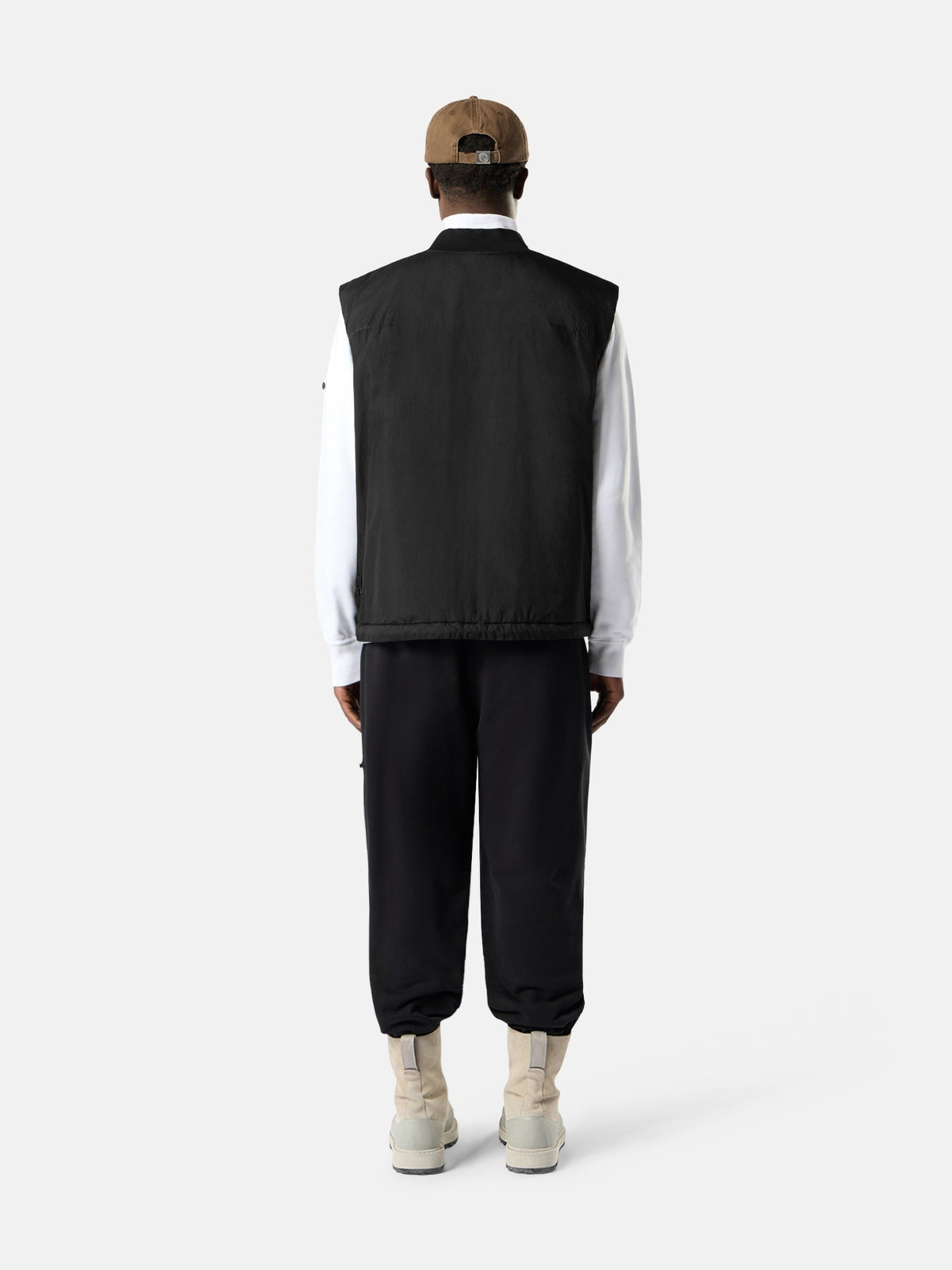 Stone Island Wind-Resistant Padded Vest with Anti-Drop G100006