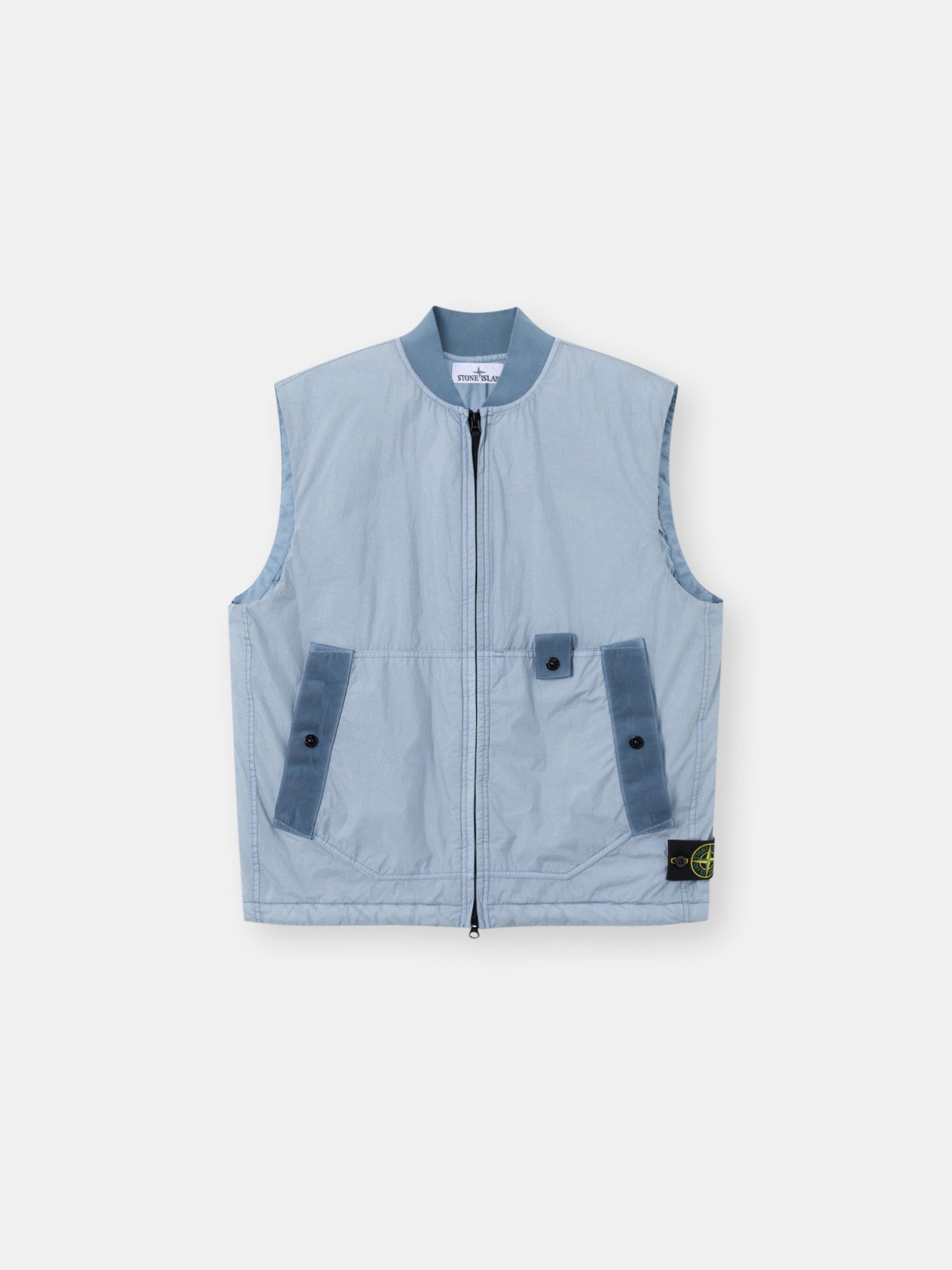 Stone Island Wind-Resistant Padded Vest with Anti-Drop G100006