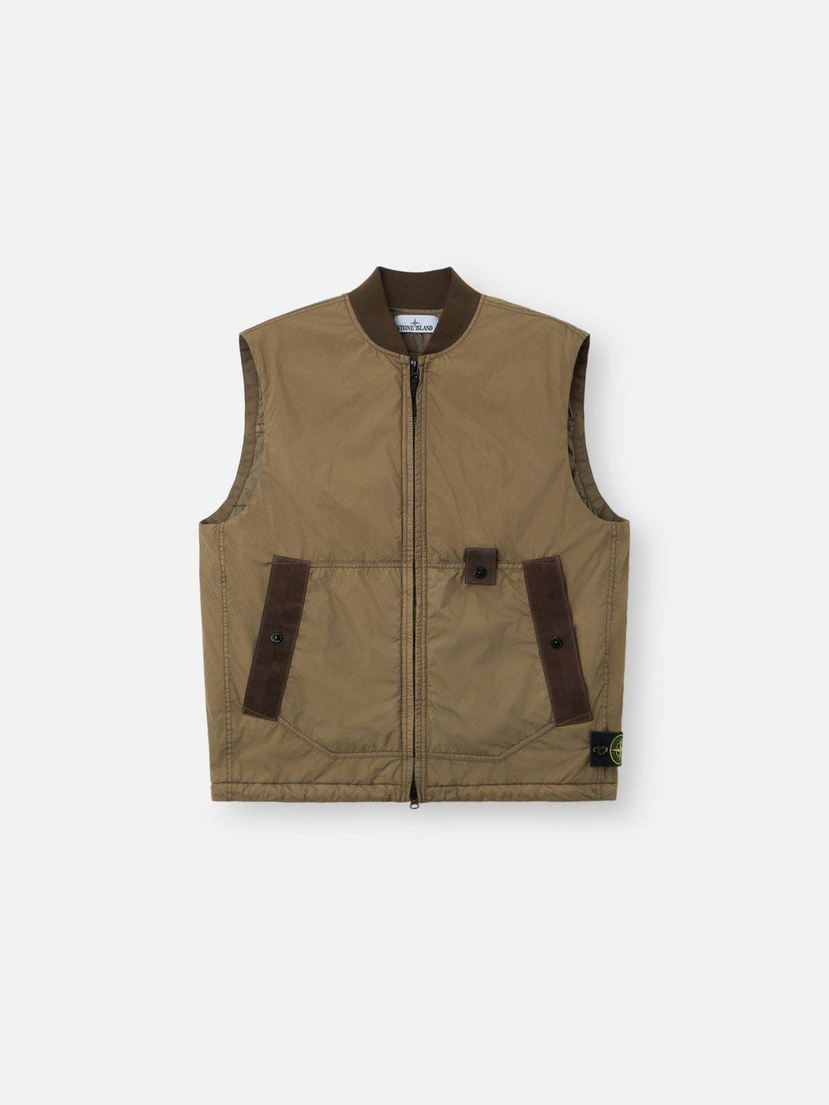 Stone Island Wind-Resistant Padded Vest with Anti-Drop G100006