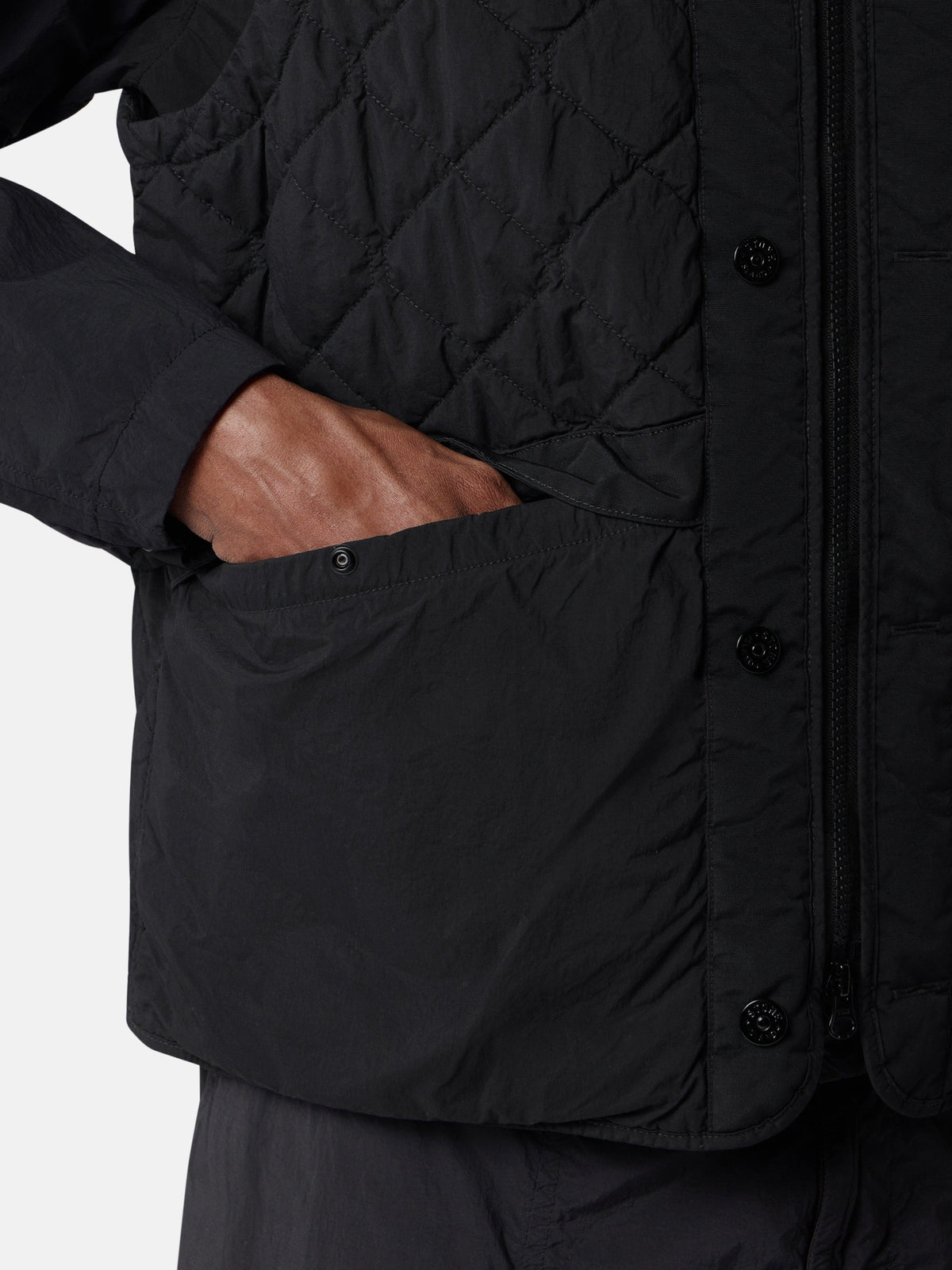 Stone Island Padded Vest with Anti-Drop G100007