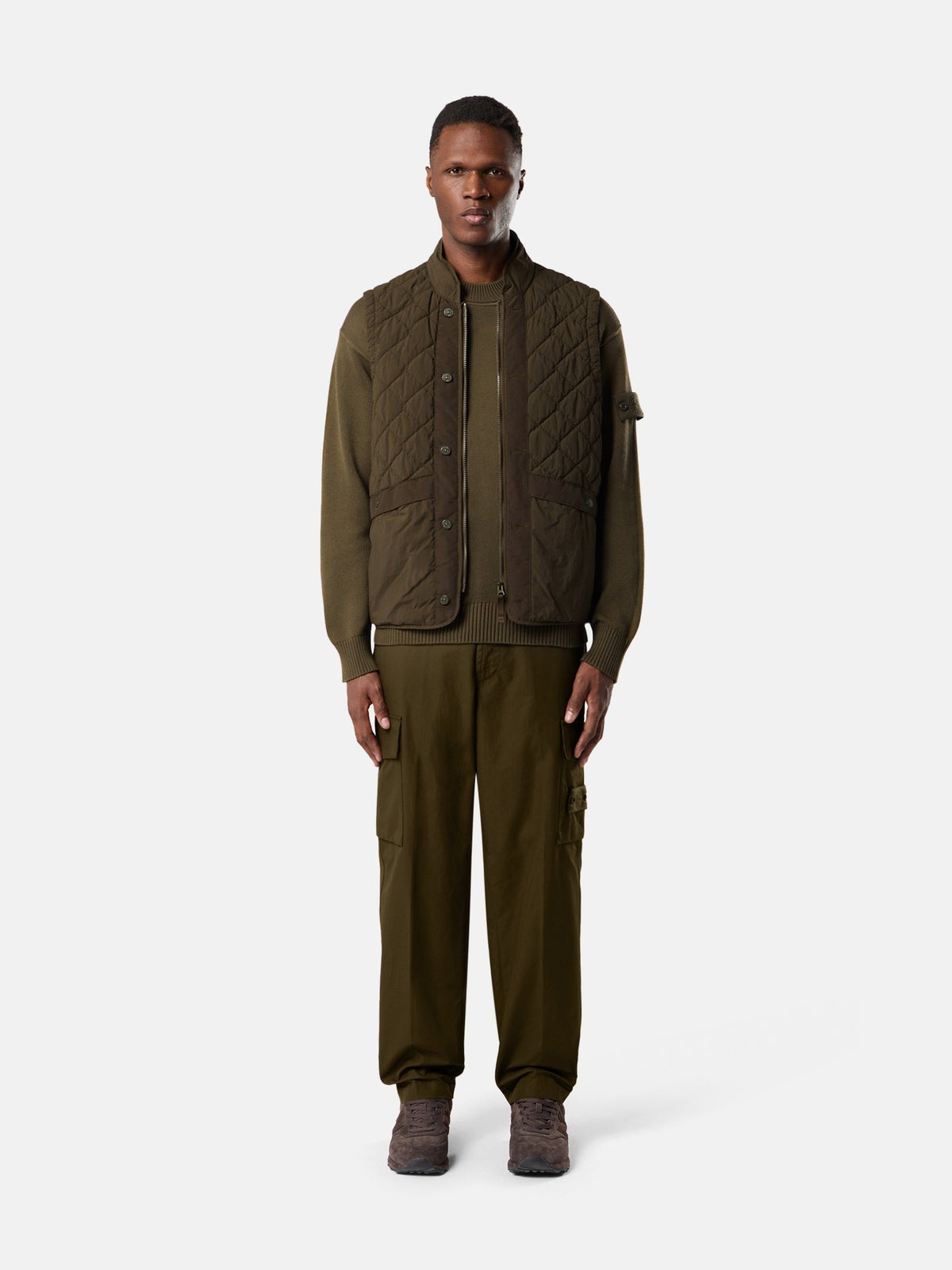 Stone Island Padded Vest with Anti-Drop G100007