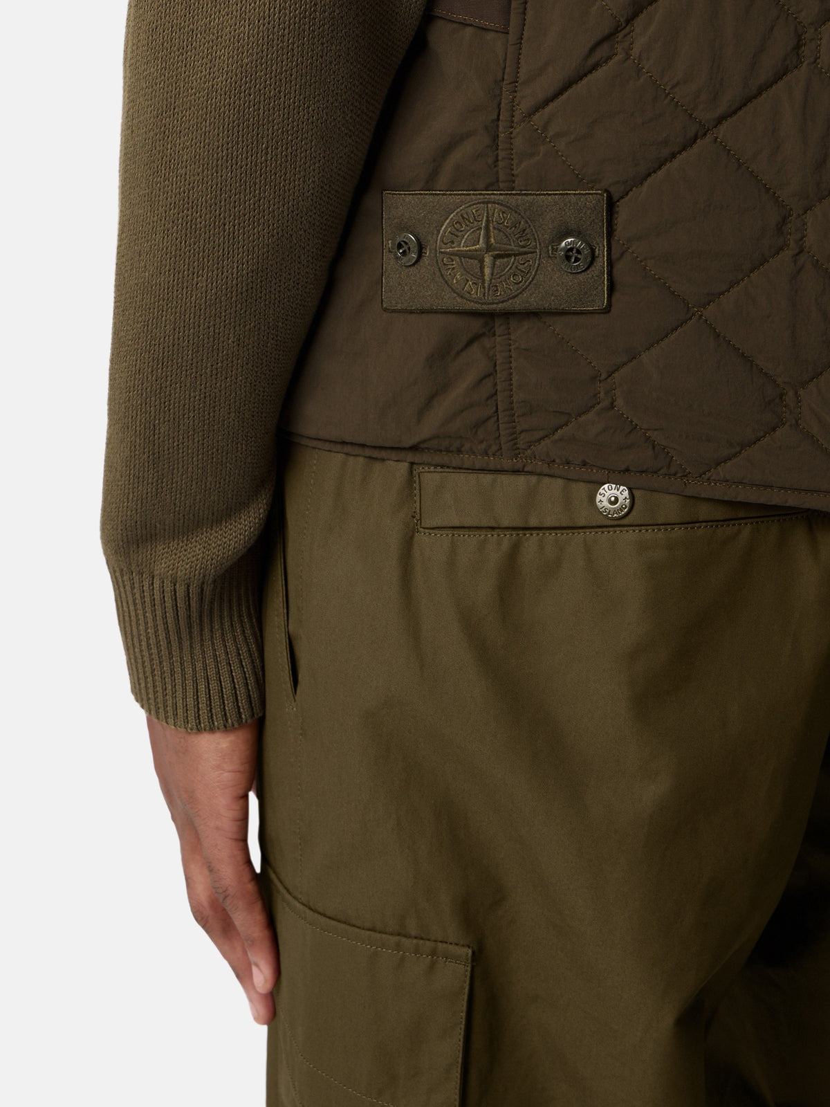 Stone Island Padded Vest with Anti-Drop G100007