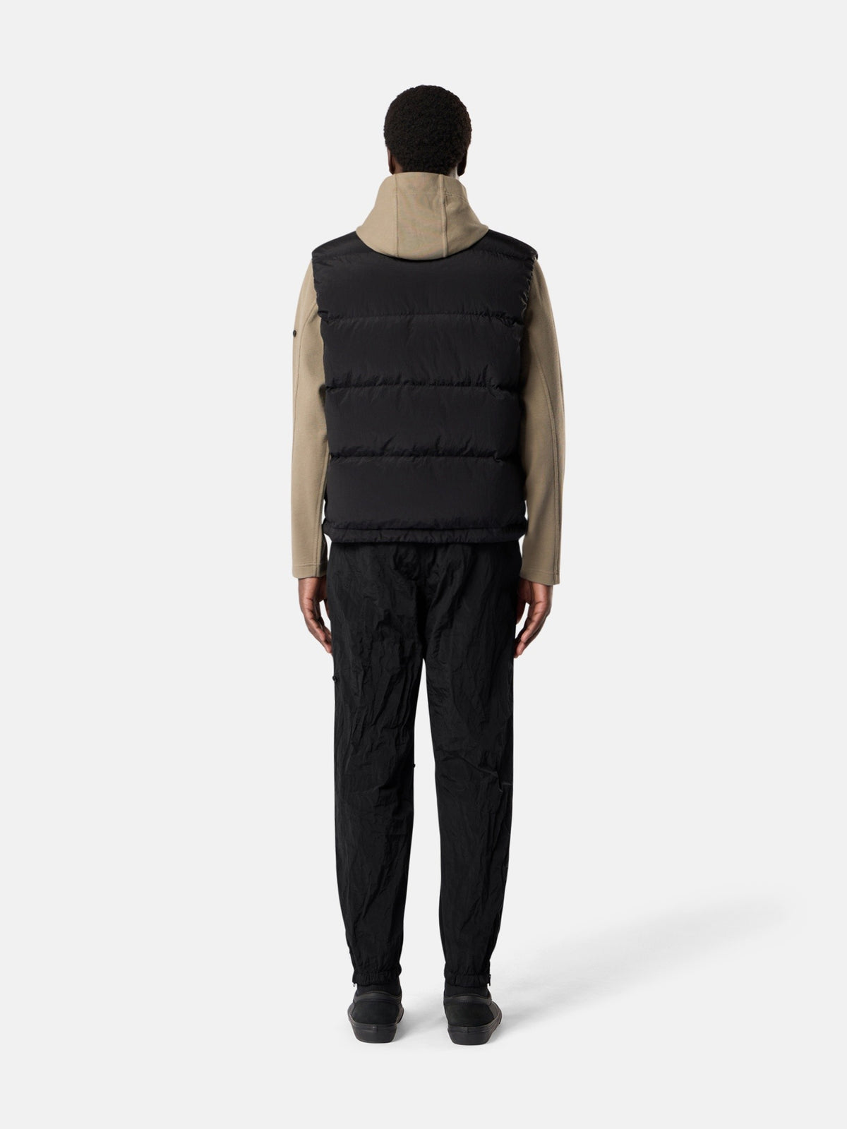 Stone Island Down Vest with Bomber Collar G100008