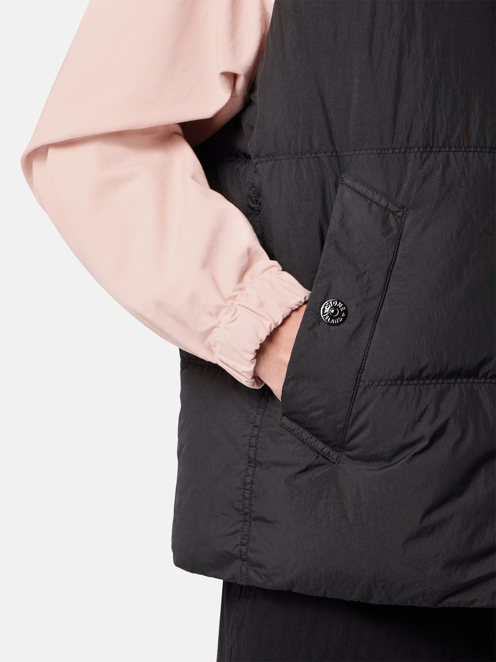 Stone Island Wind-Resistant Down Vest with Anti-Drop G100010