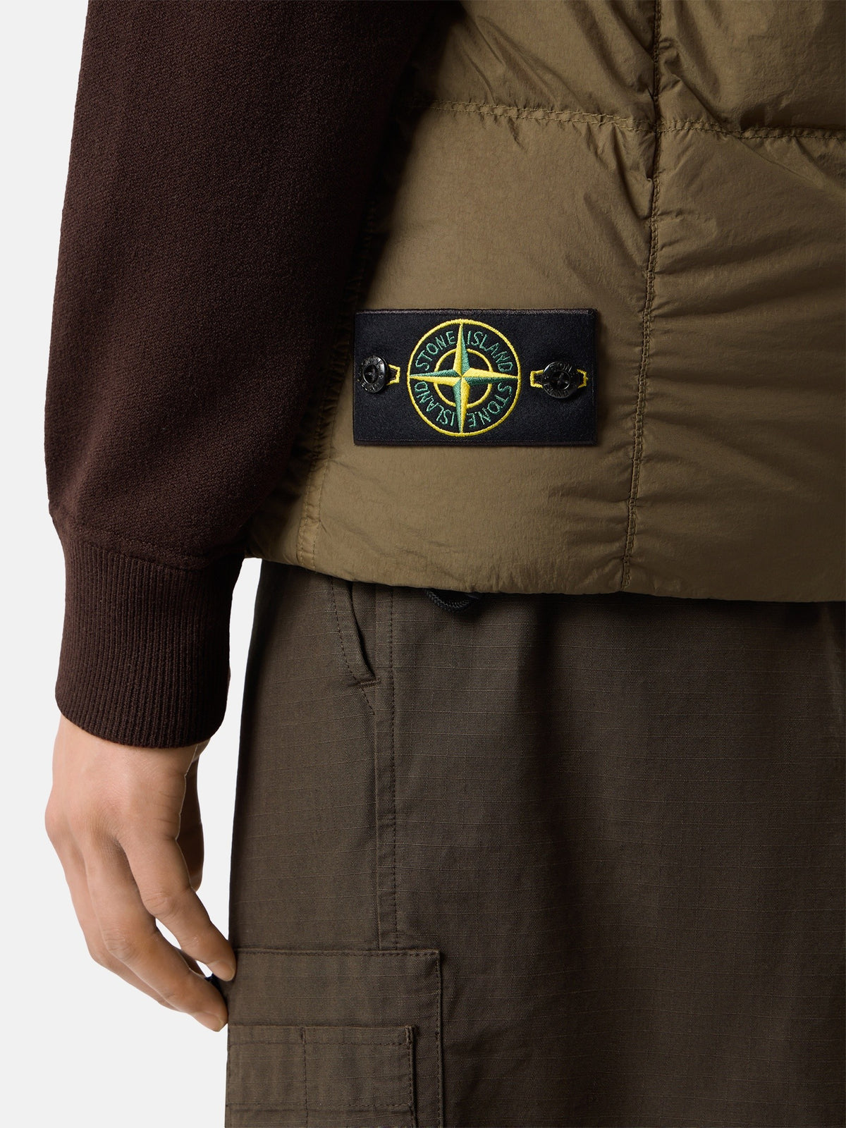 Stone Island Wind-Resistant Down Vest with Anti-Drop G100010