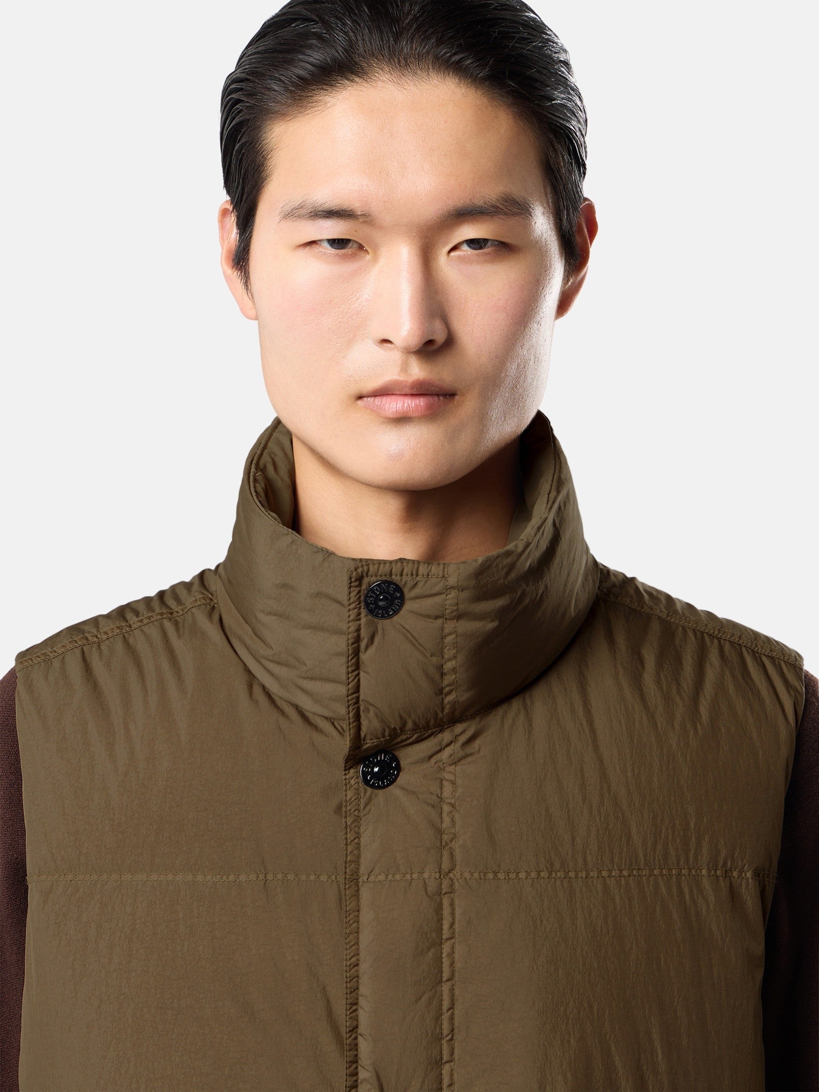 Stone Island Wind-Resistant Down Vest with Anti-Drop G100010