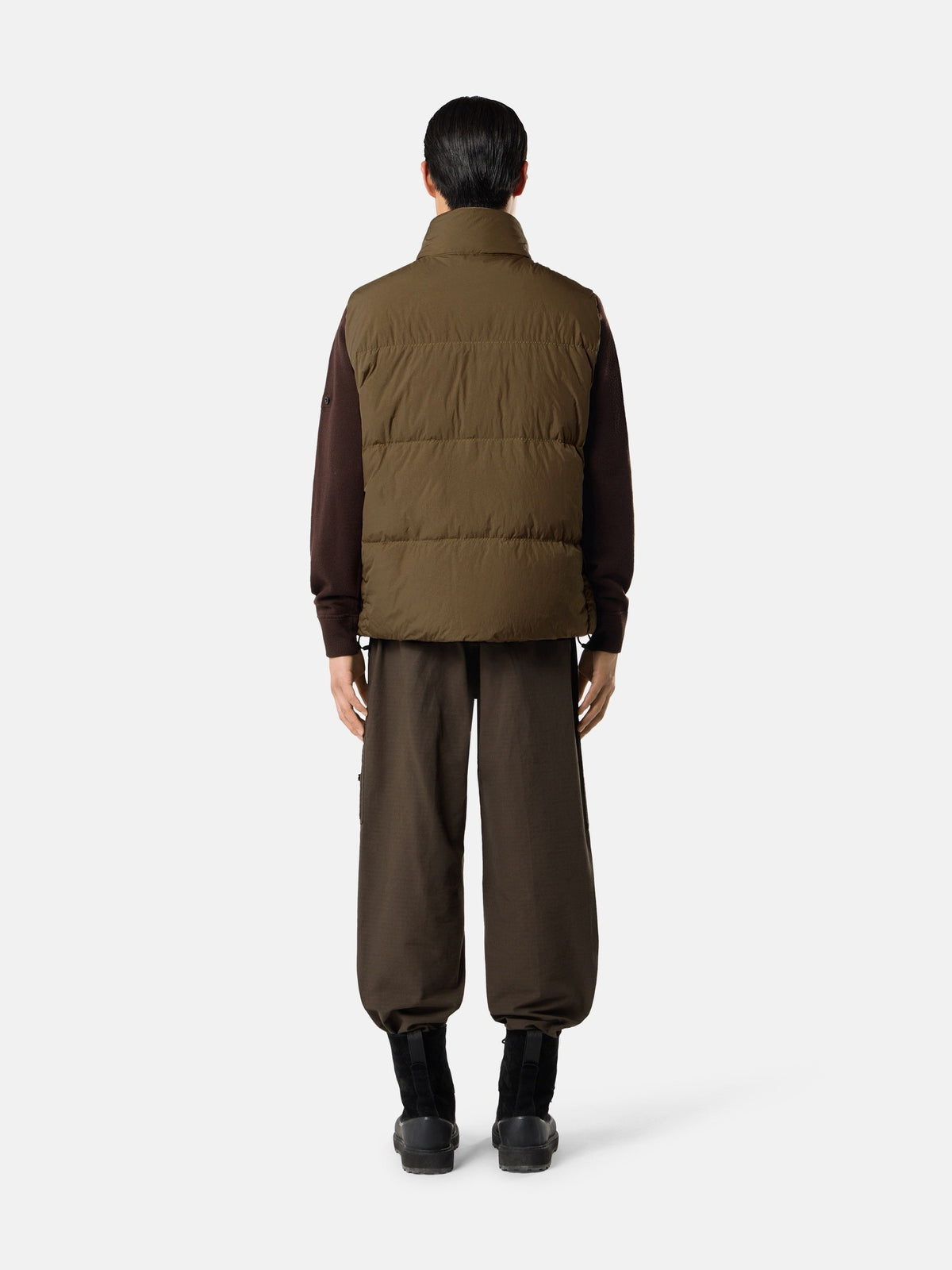 Stone Island Wind-Resistant Down Vest with Anti-Drop G100010