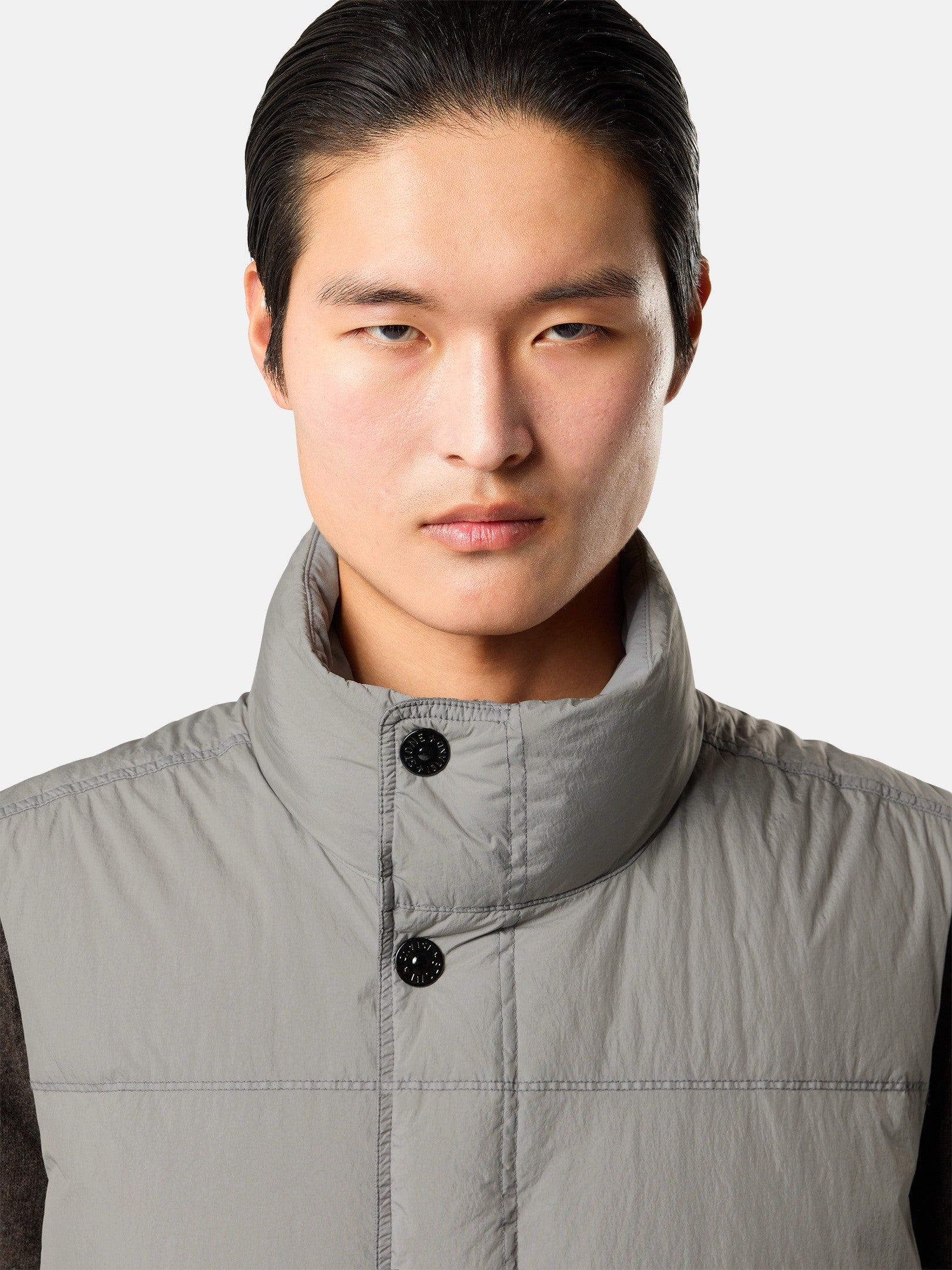 Stone Island Wind-Resistant Down Vest with Anti-Drop G100010