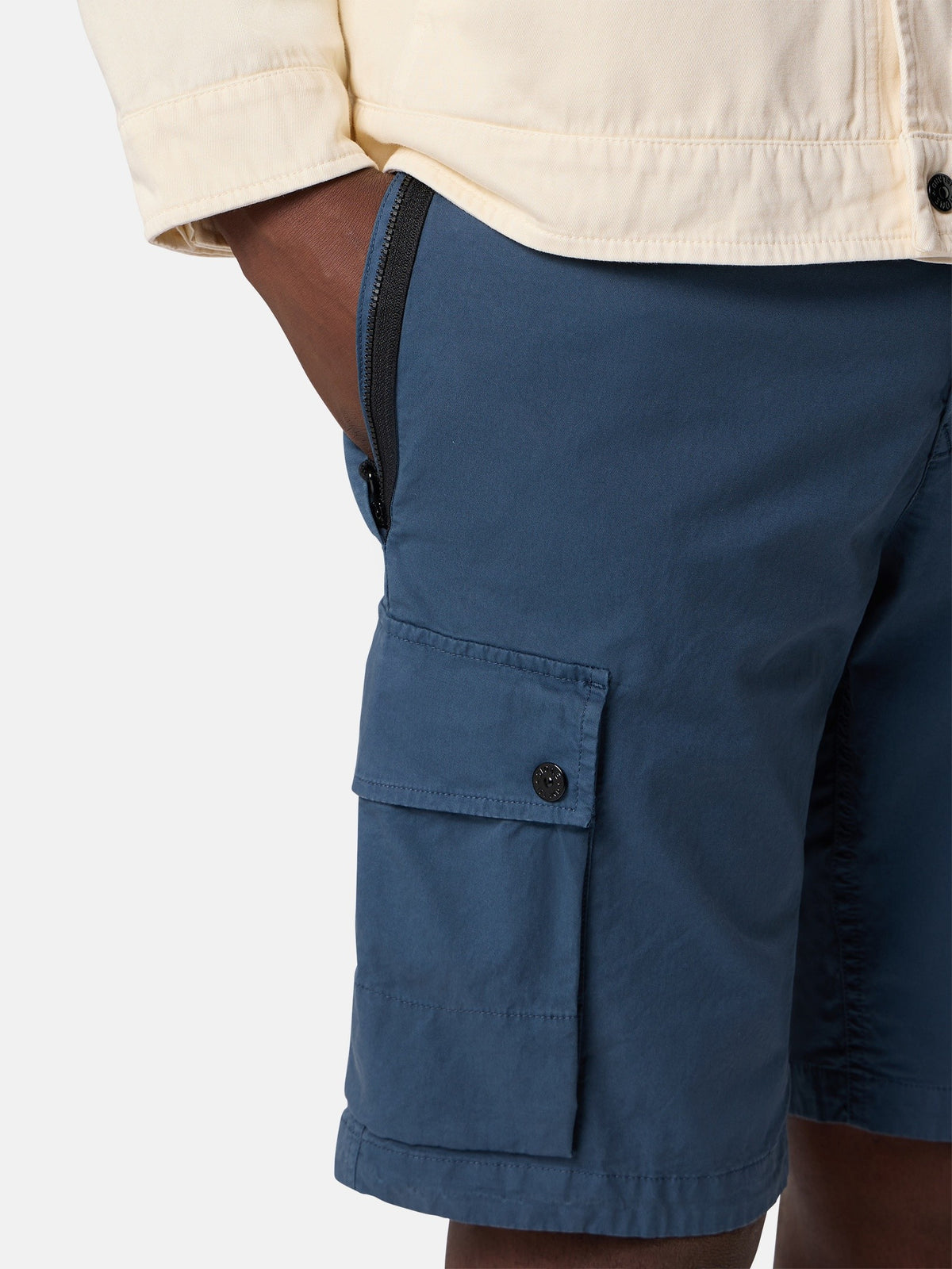 Stone Island Slim-Fit Cargo Bermuda Shorts with Zip Pockets L100019