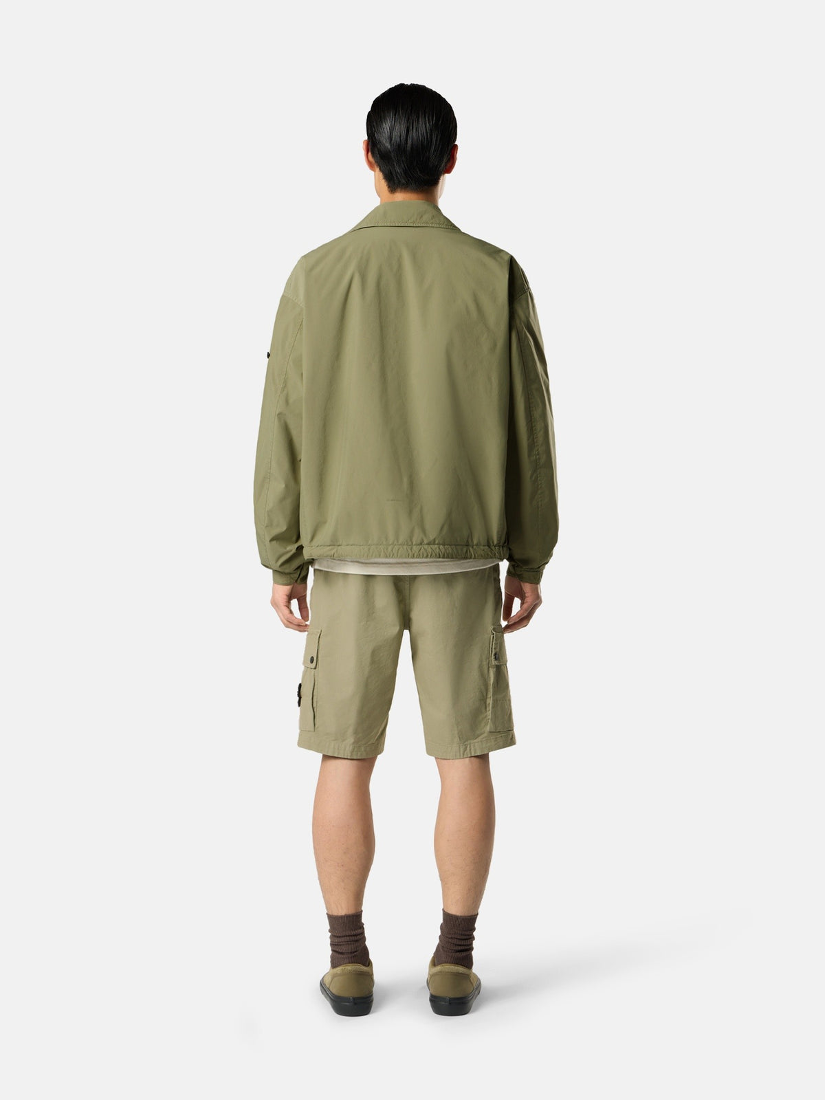 Stone Island Slim-Fit Cargo Bermuda Shorts with Zip Pockets L100019