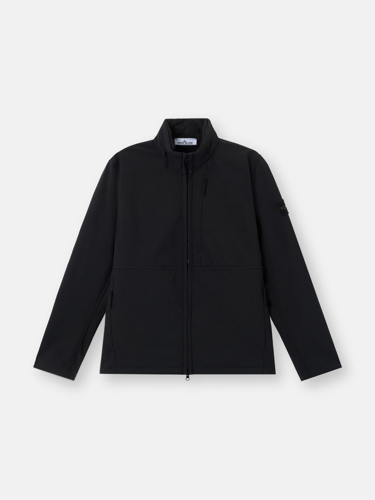 Stone Island Stand Collar Jacket with Wind- and Water-Resistant Membrane Q100005