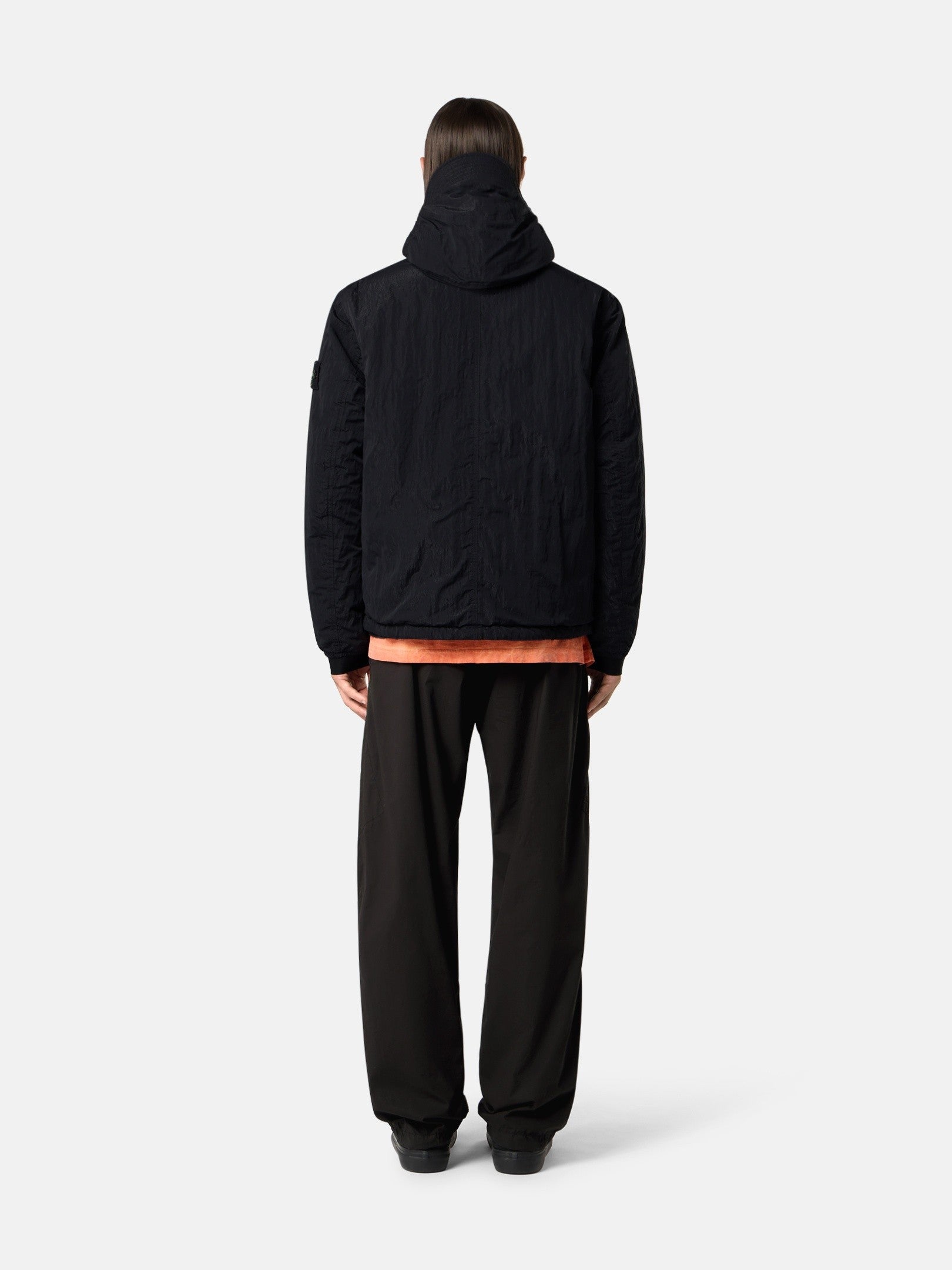 Stone Island Padded Hooded Jacket with Anti-Drop Finish Q100007