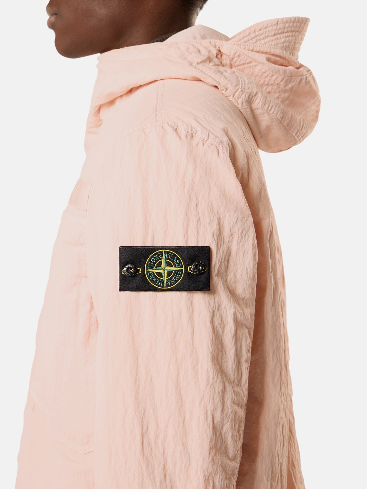 Stone Island Padded Hooded Jacket with Anti-Drop Finish Q100007