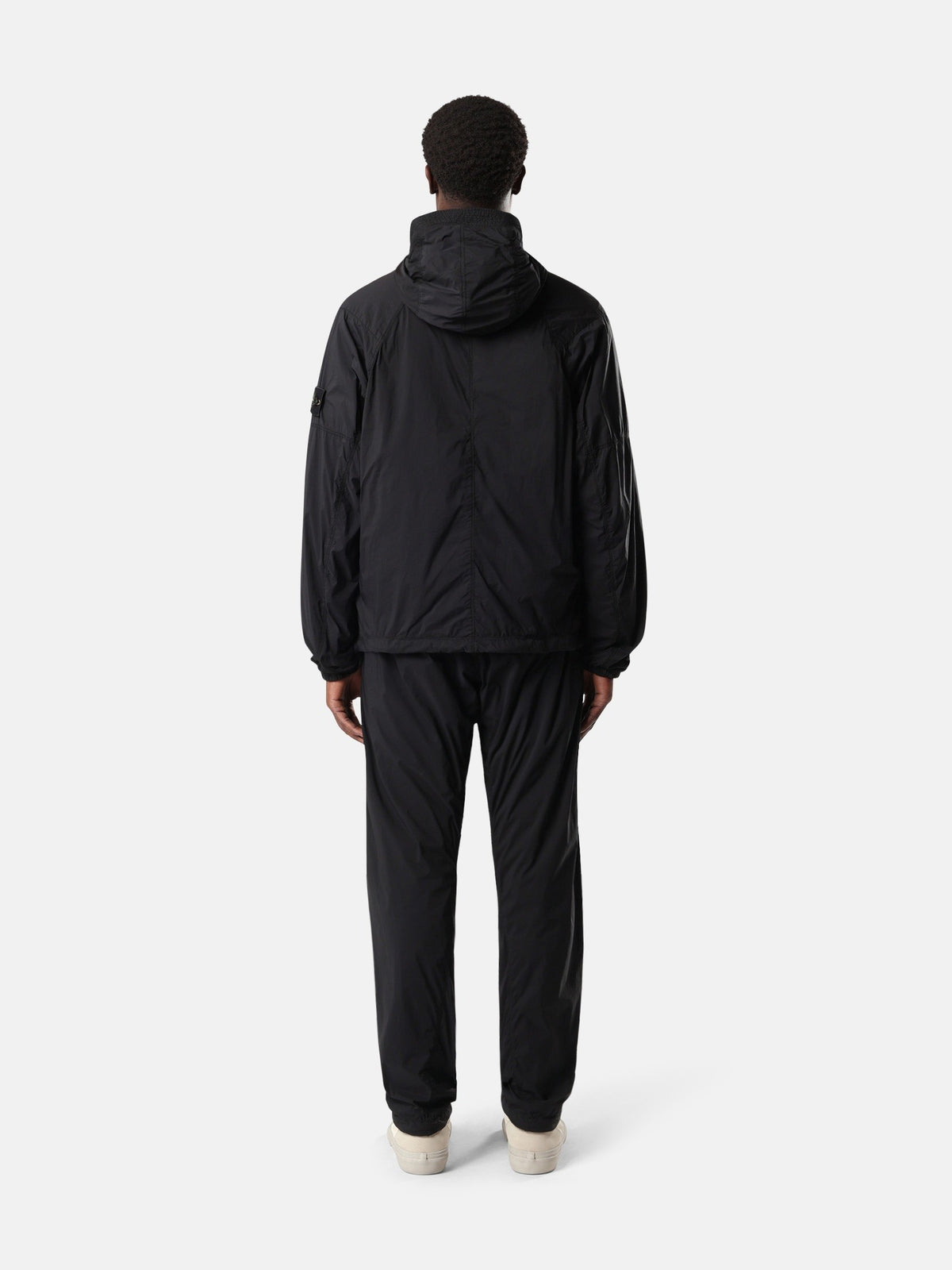 Stone Island Hooded Jacket with Anti-Drop Finish Q100020