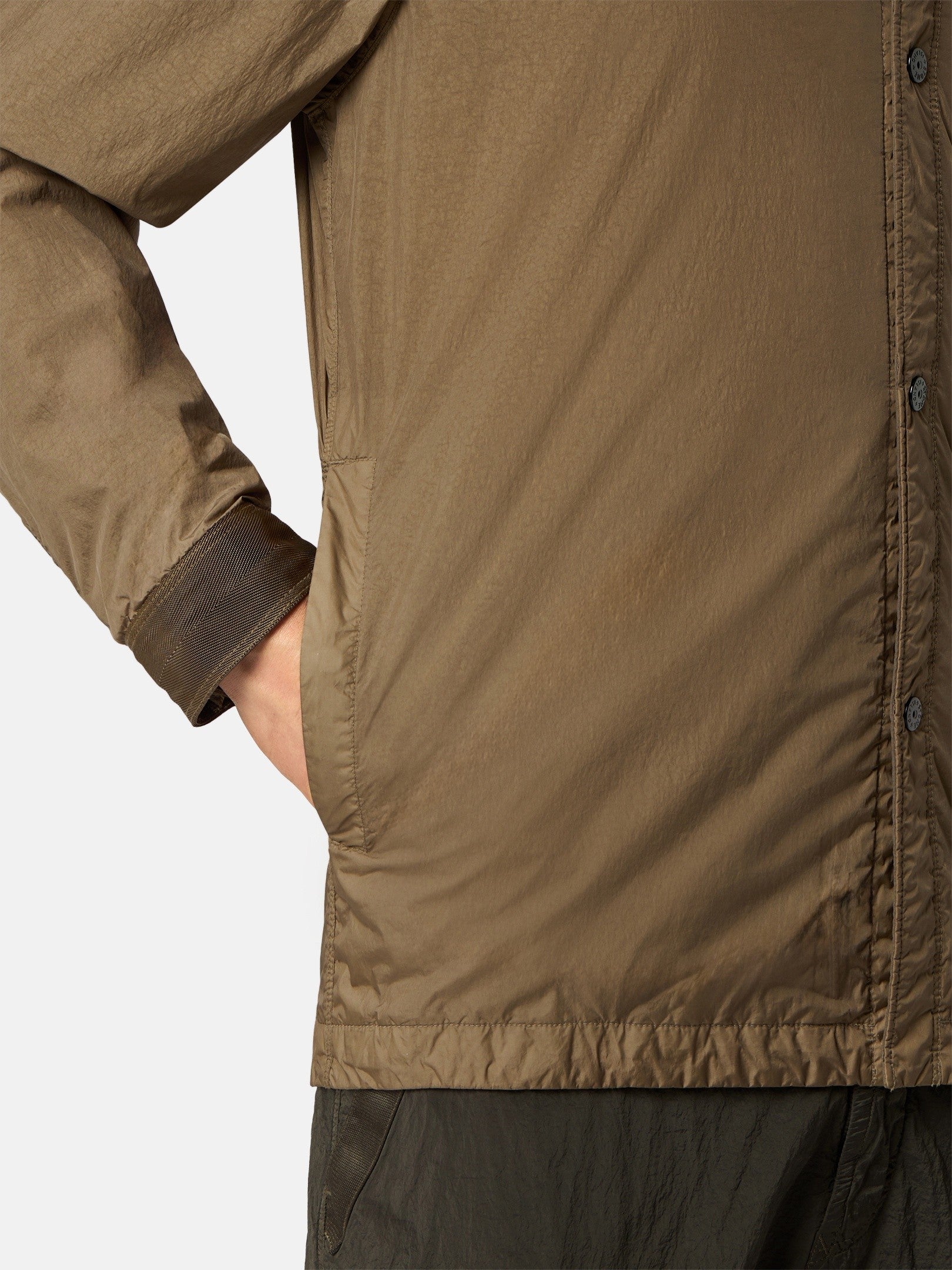 Stone Island Wind-Resistant Padded Coach Jacket with Anti-Drop Q100022