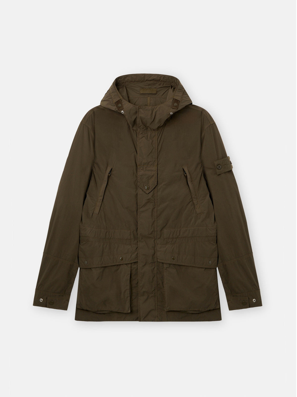 Stone Island Short Parka with Anti-Drop Finish Q100024