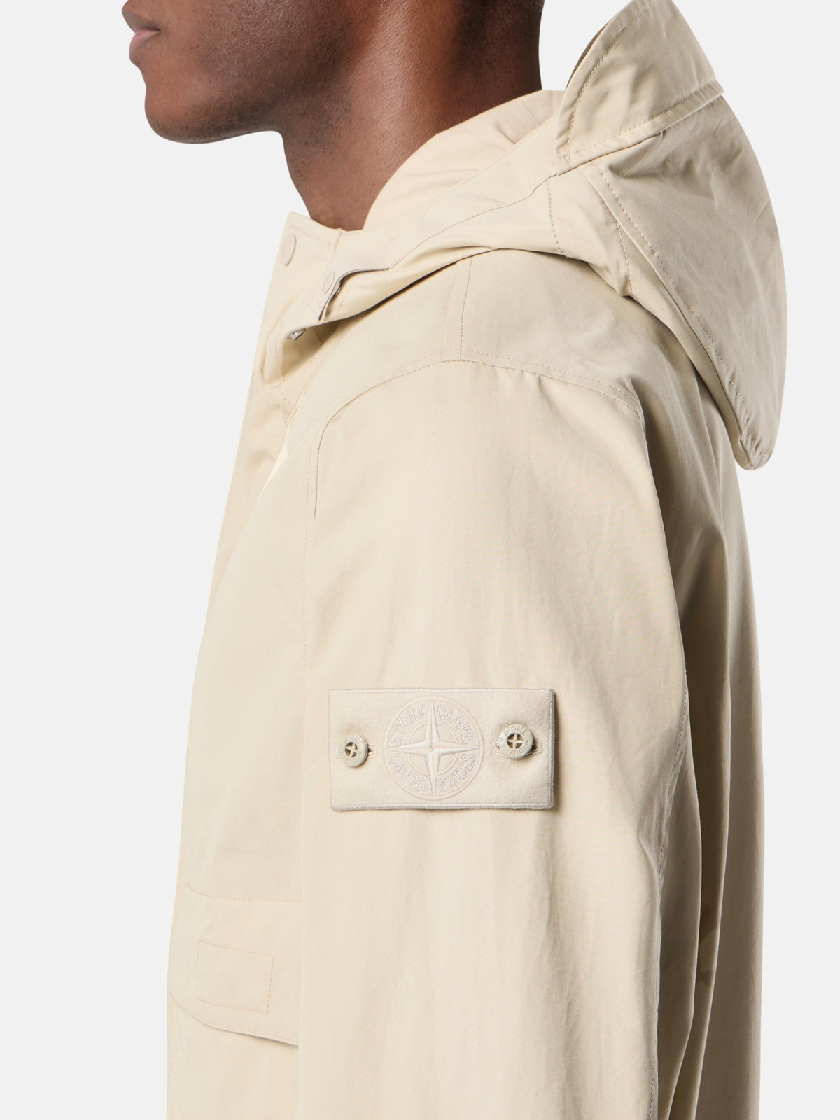 Stone Island Windproof and Breathable Hooded Jacket Q100025