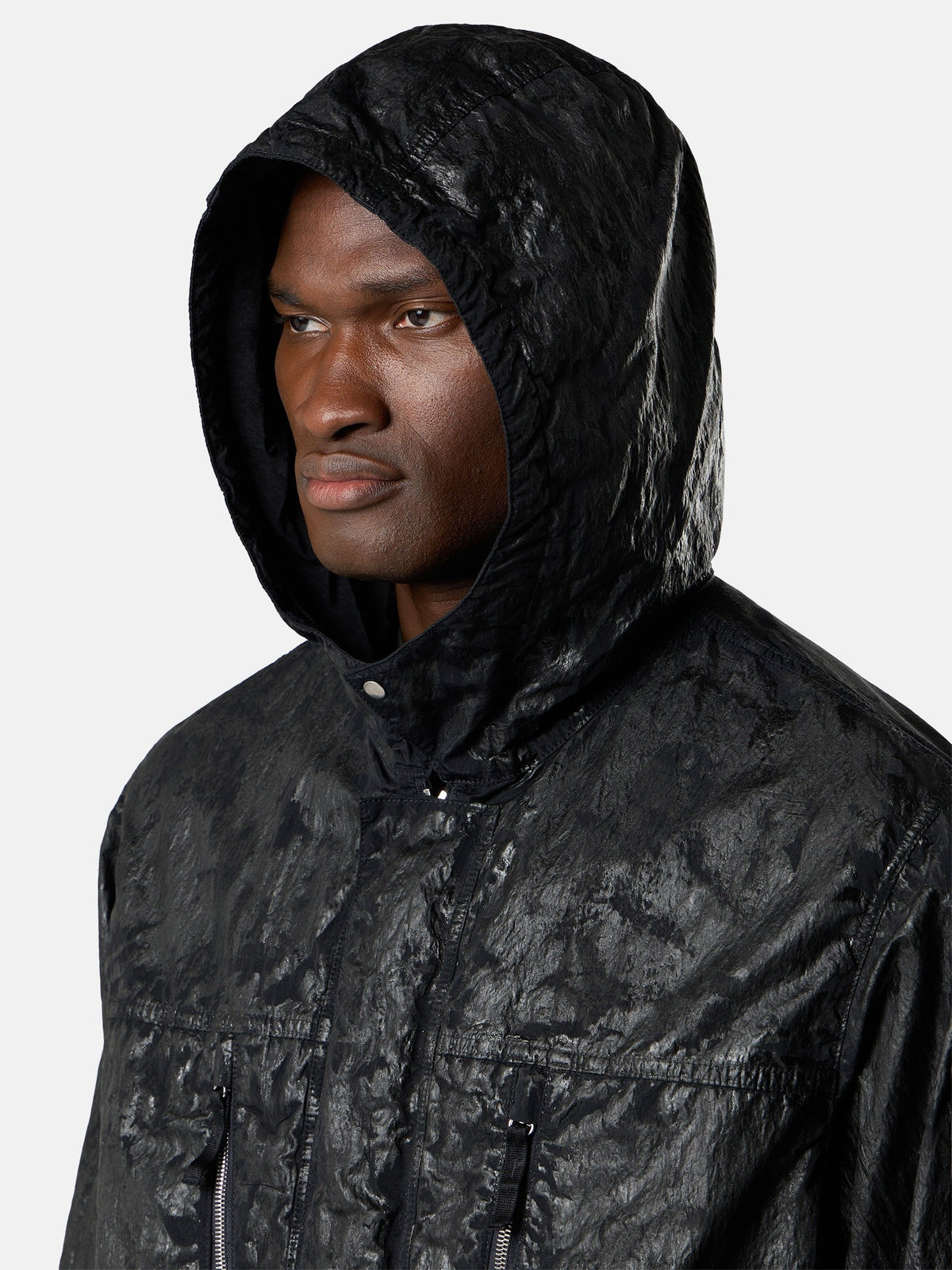 Stone Island Hooded Jacket with Multiple Pockets Q100027