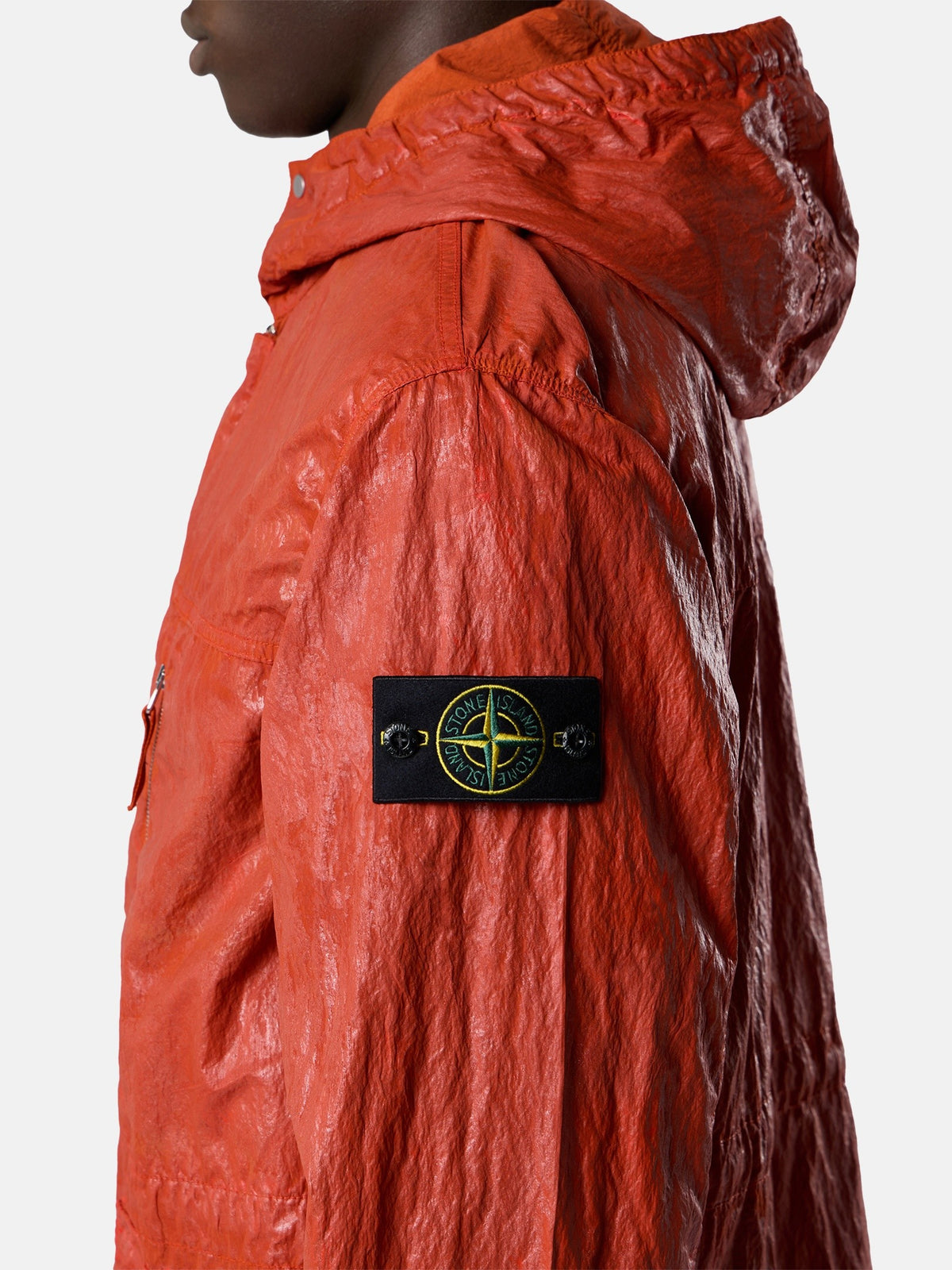 Stone Island Hooded Jacket with Multiple Pockets Q100027
