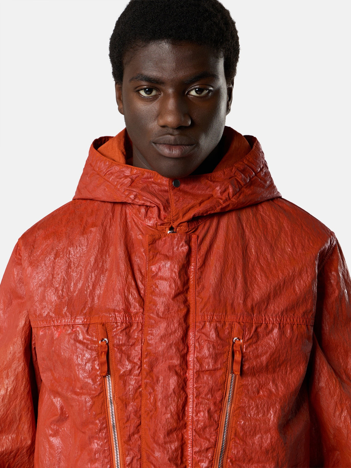 Stone Island Hooded Jacket with Multiple Pockets Q100027