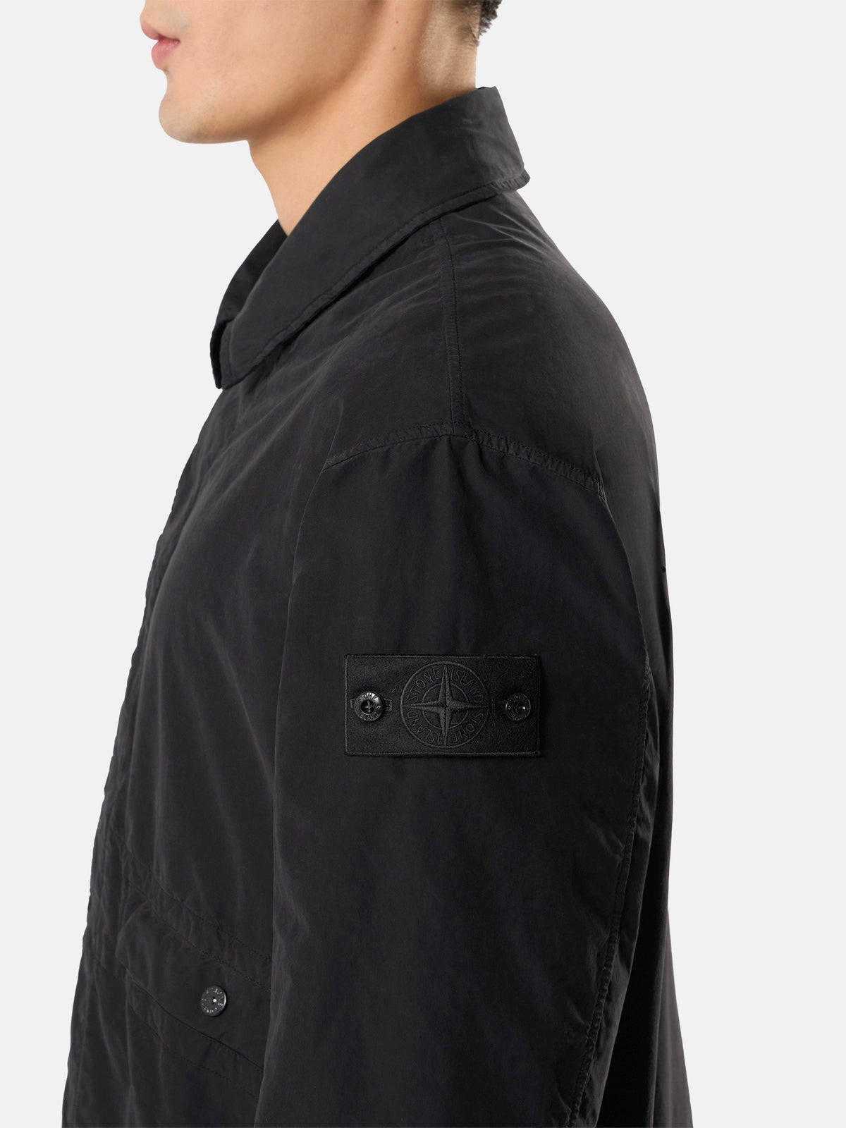 Stone Island Coach Jacket with Anti-Drop Finish Q100028