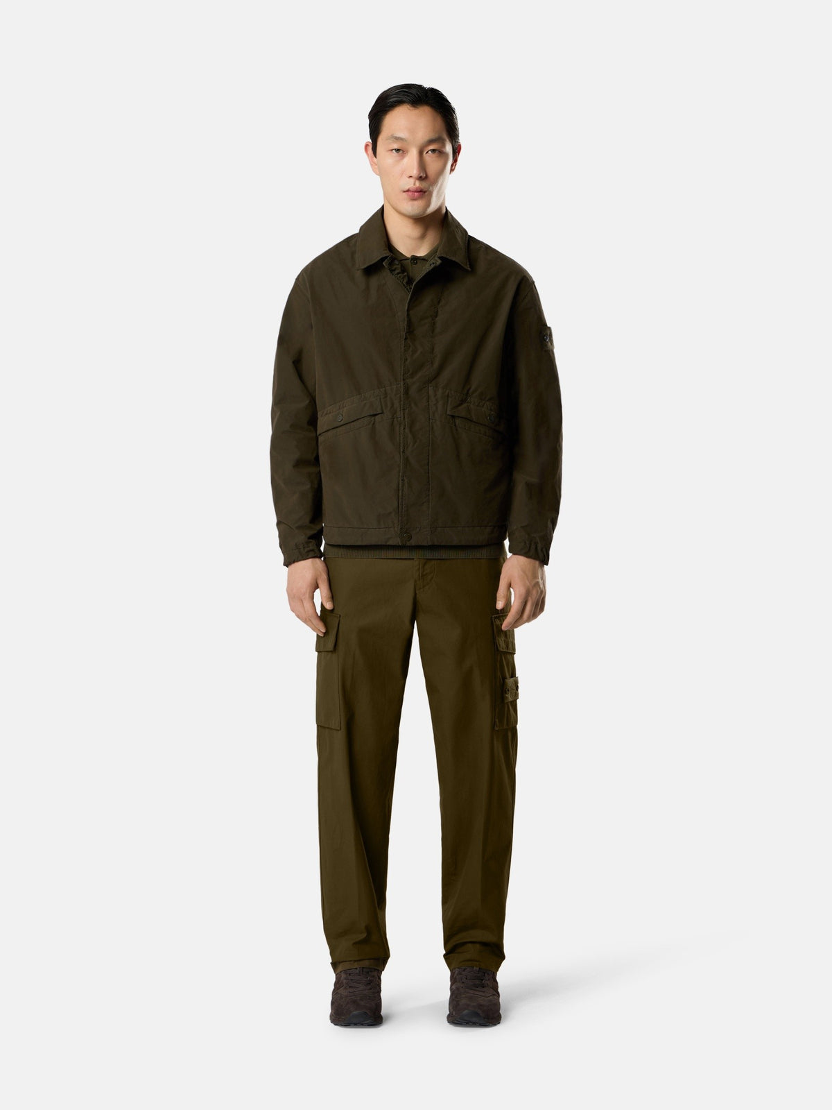Stone Island Coach Jacket with Anti-Drop Finish Q100028