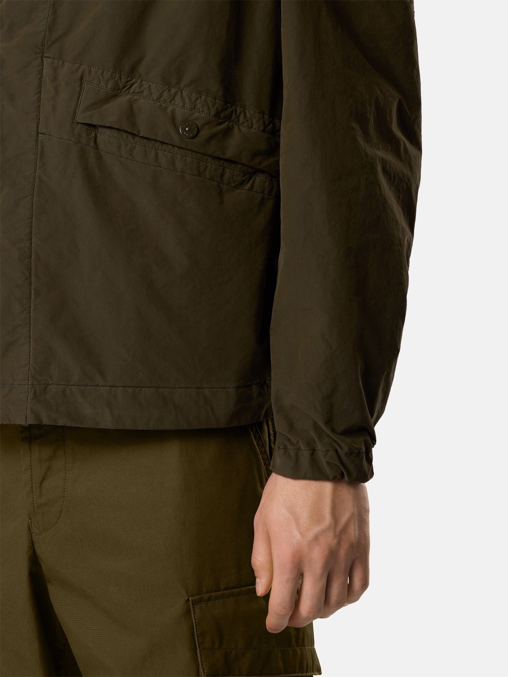 Stone Island Coach Jacket with Anti-Drop Finish Q100028