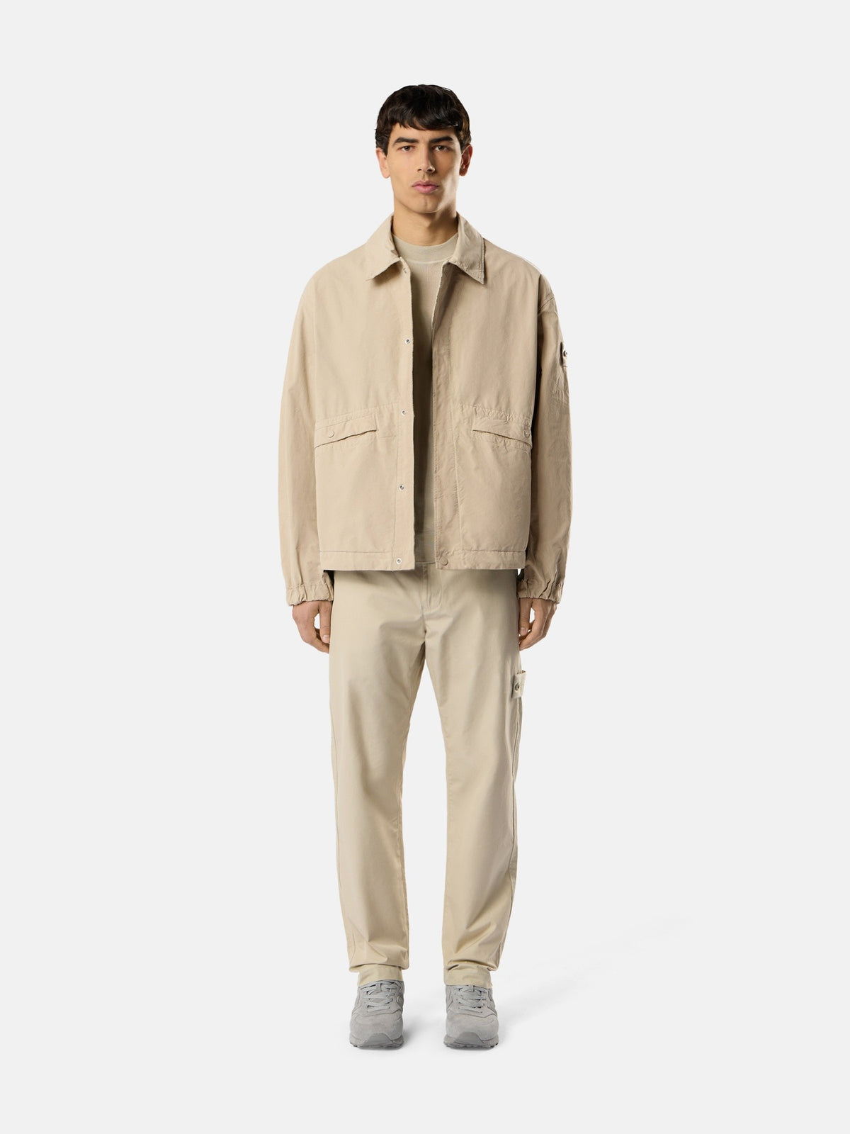 Stone Island Coach Jacket with Anti-Drop Finish Q100028