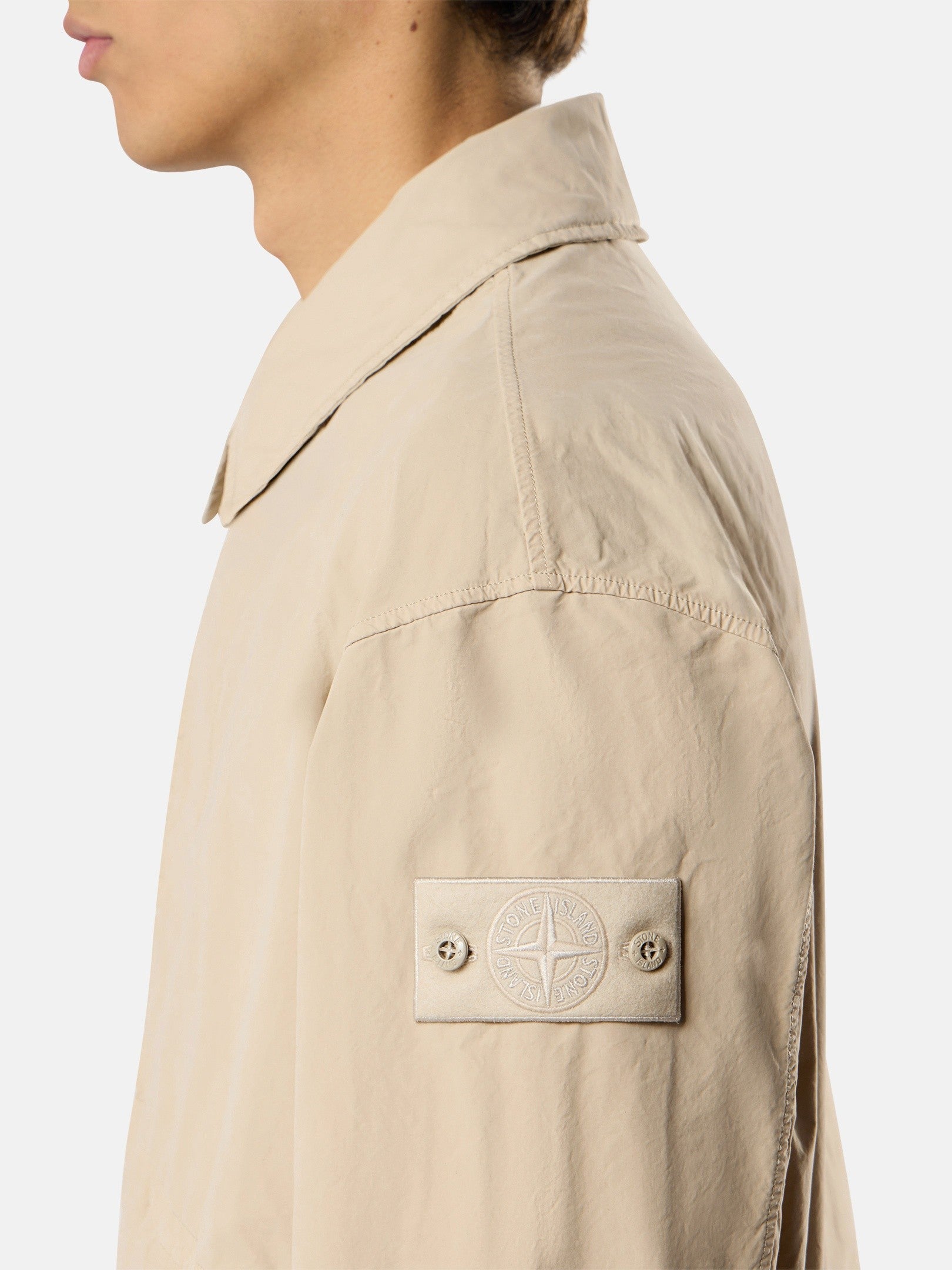 Stone Island Coach Jacket with Anti-Drop Finish Q100028