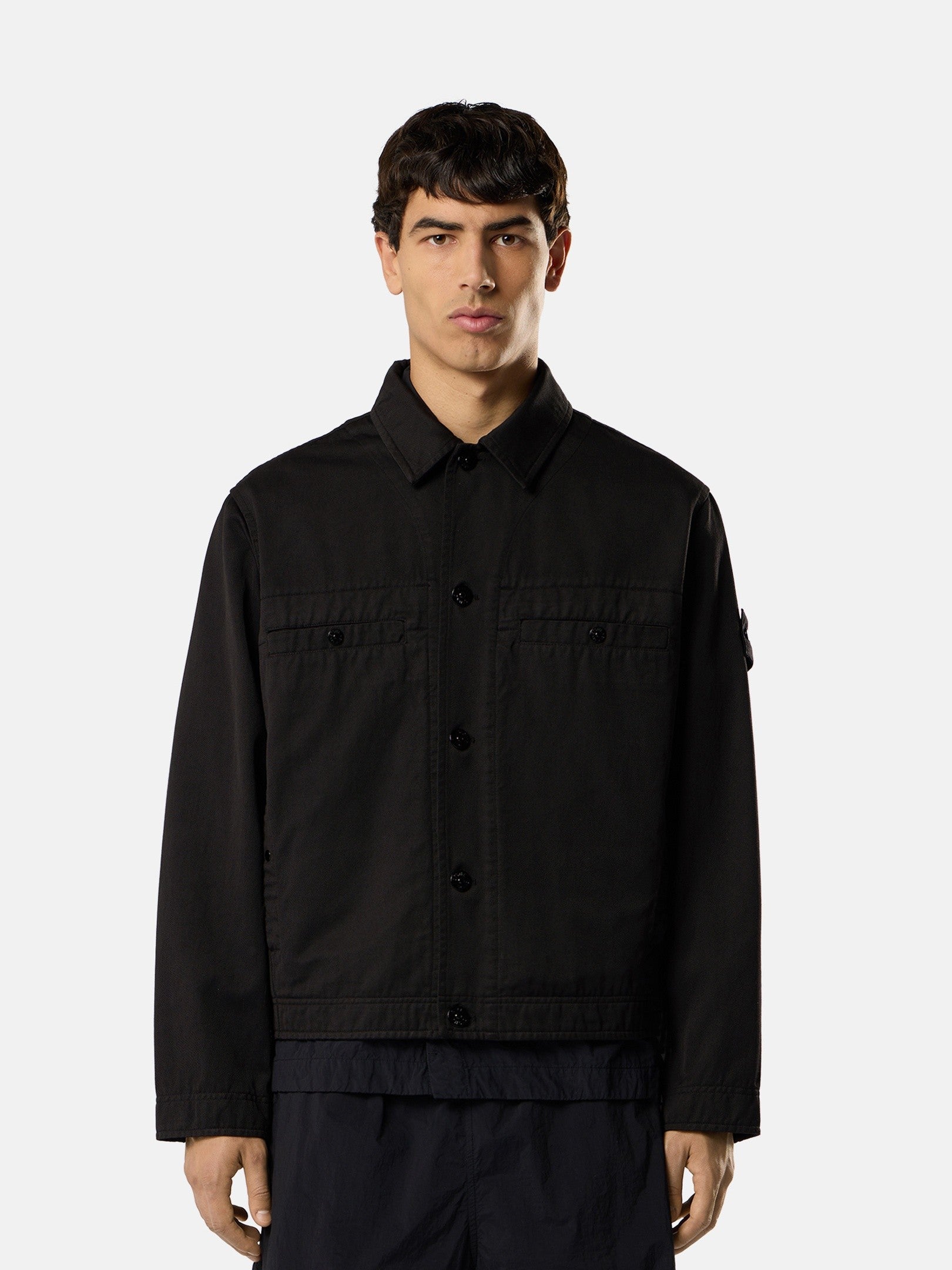 Stone Island Coach Jacket with Anti-Drop Finish Q100039