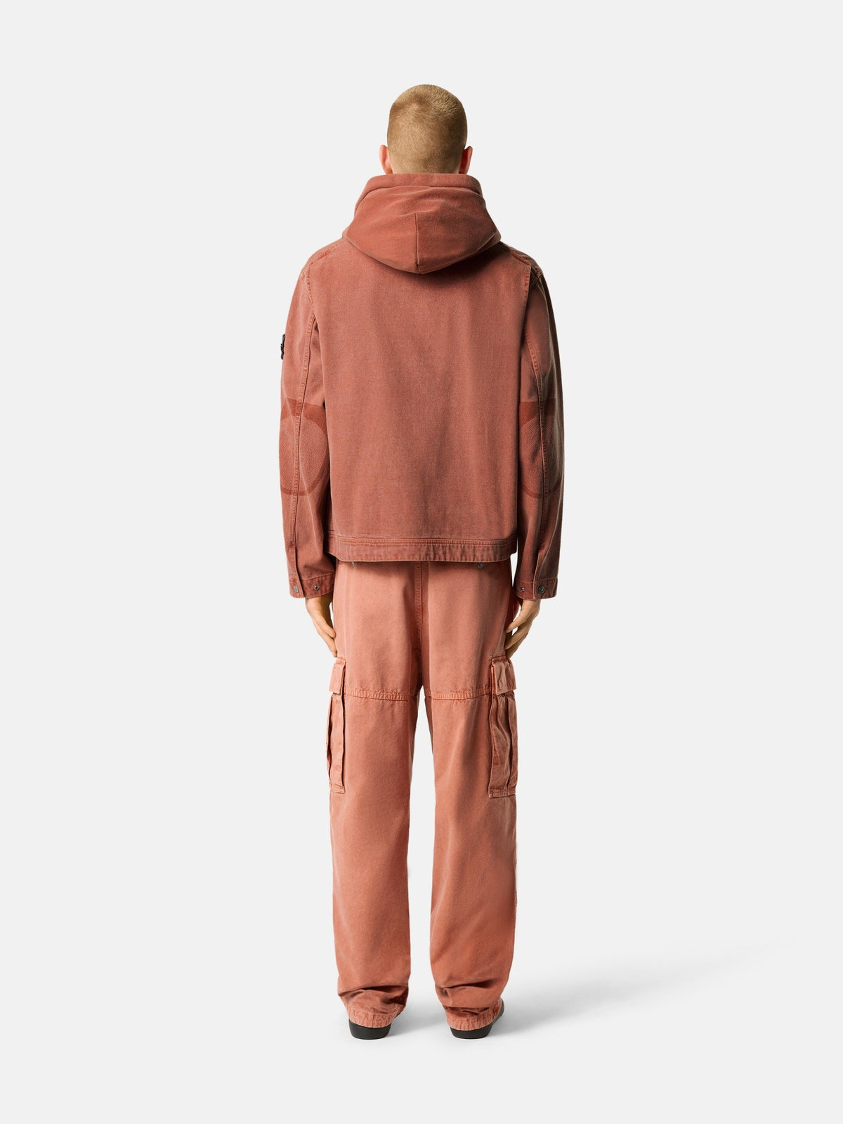 Stone Island Hooded Jacket with Multiple Pockets Q100045