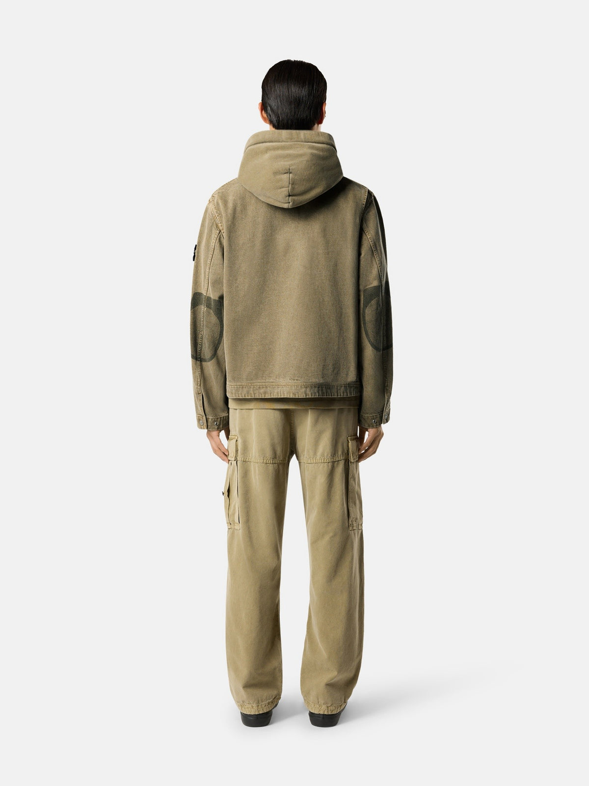 Stone Island Hooded Jacket with Multiple Pockets Q100045