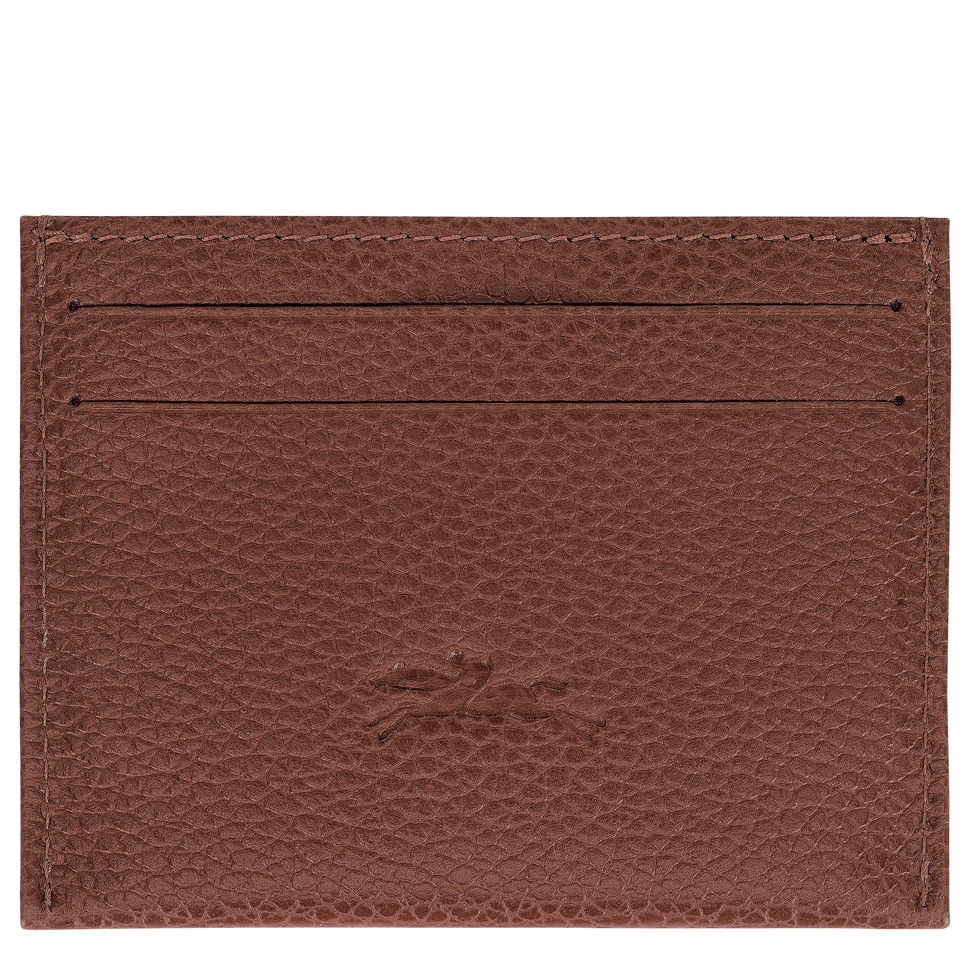 Longchamp Le Foulonné Card holder Coffee